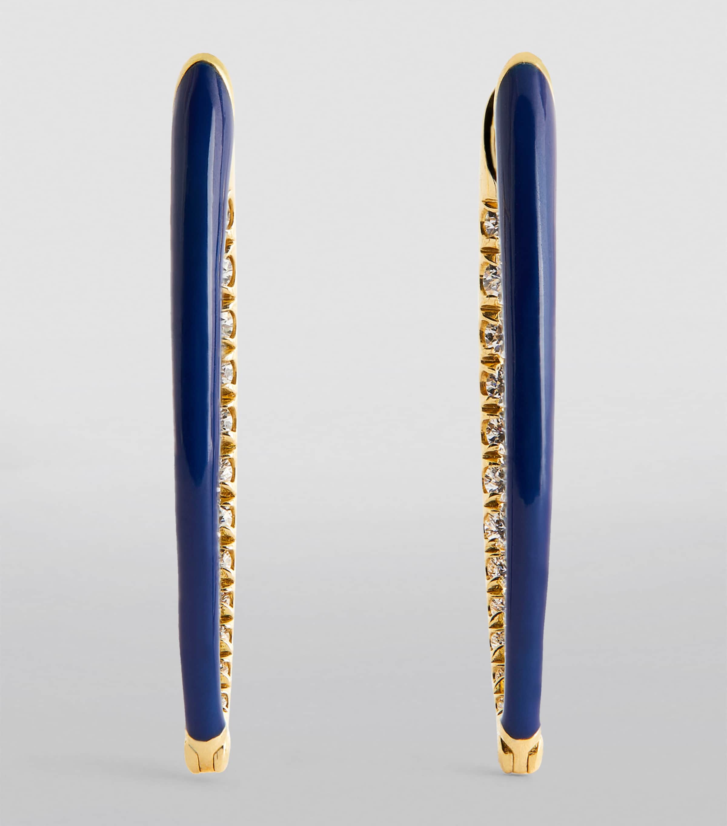 Melissa Kaye Yellow Gold and Diamond Cristina Earrings Yellow Gold Image 2