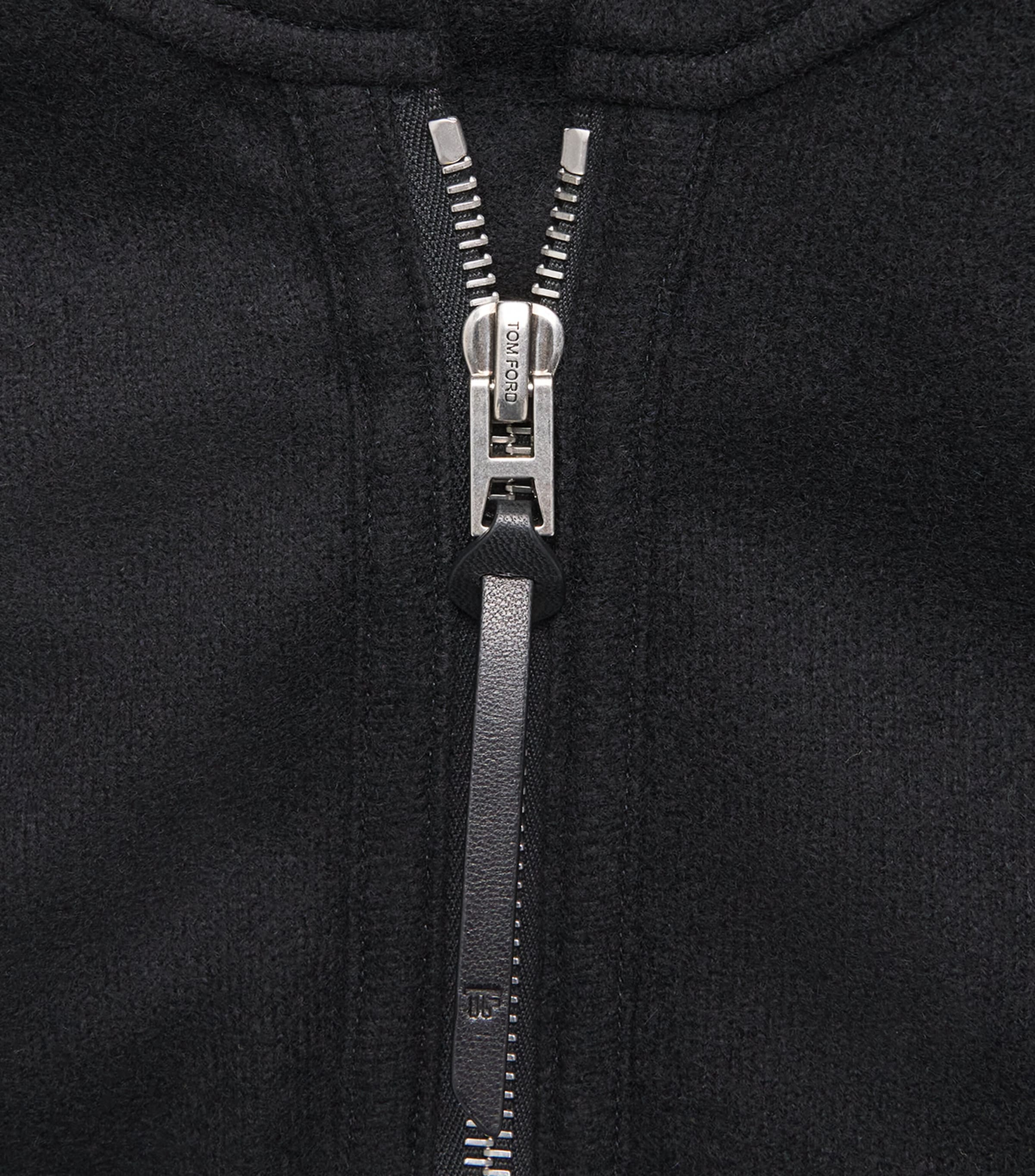 TOM FORD Mens Cashmere Zip-Up Hoodie Naa Image 6