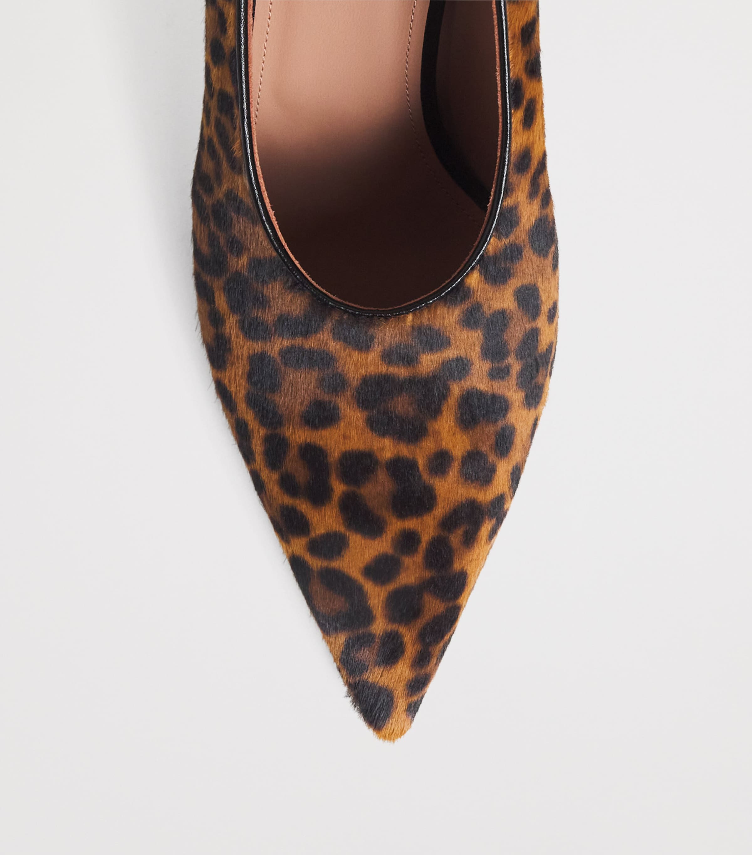 Leopard Calf Hair Tippi Pumps 90 BROWN Image 6