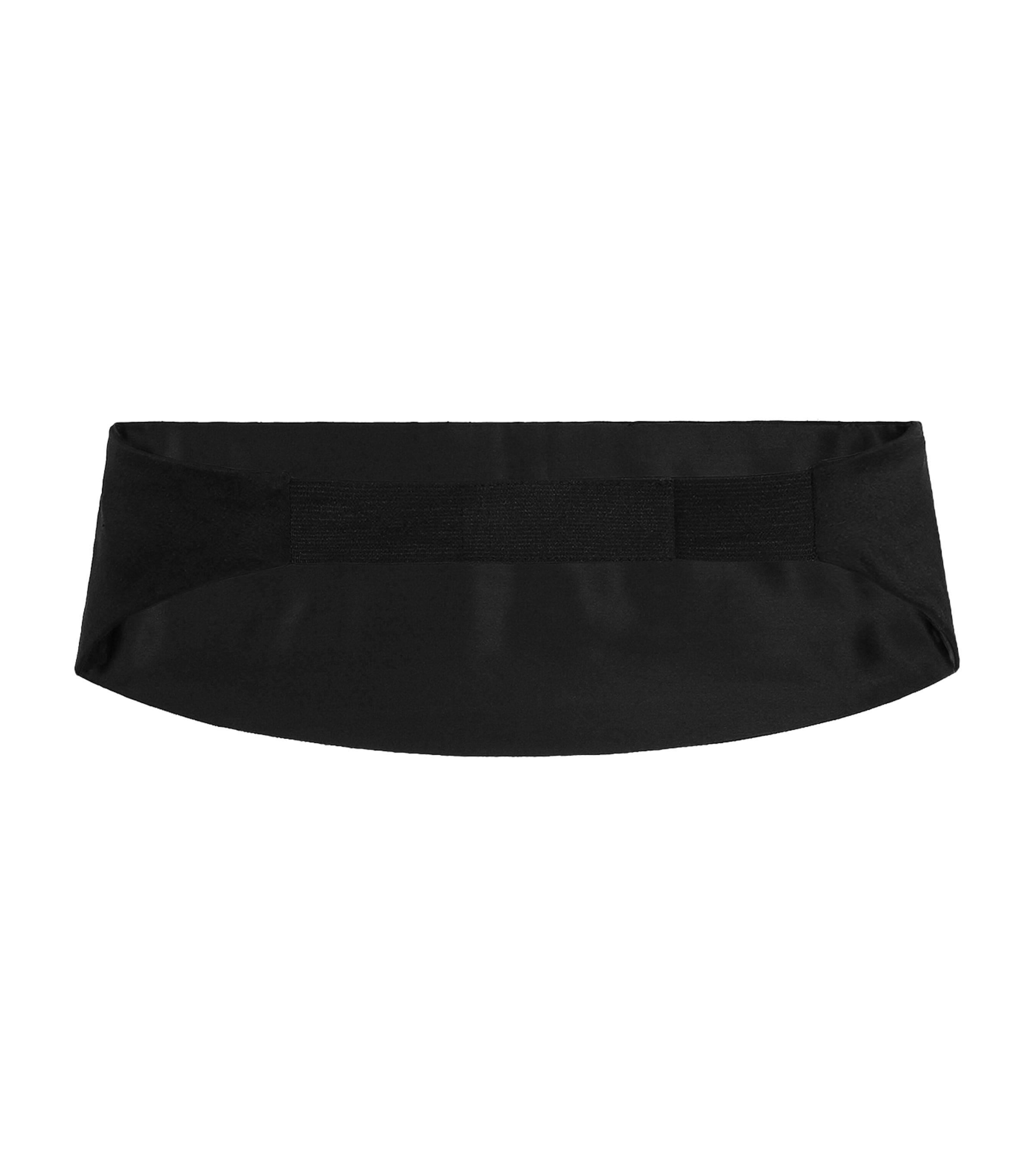 Silk Cummerbund N0000-BLACK Image 2