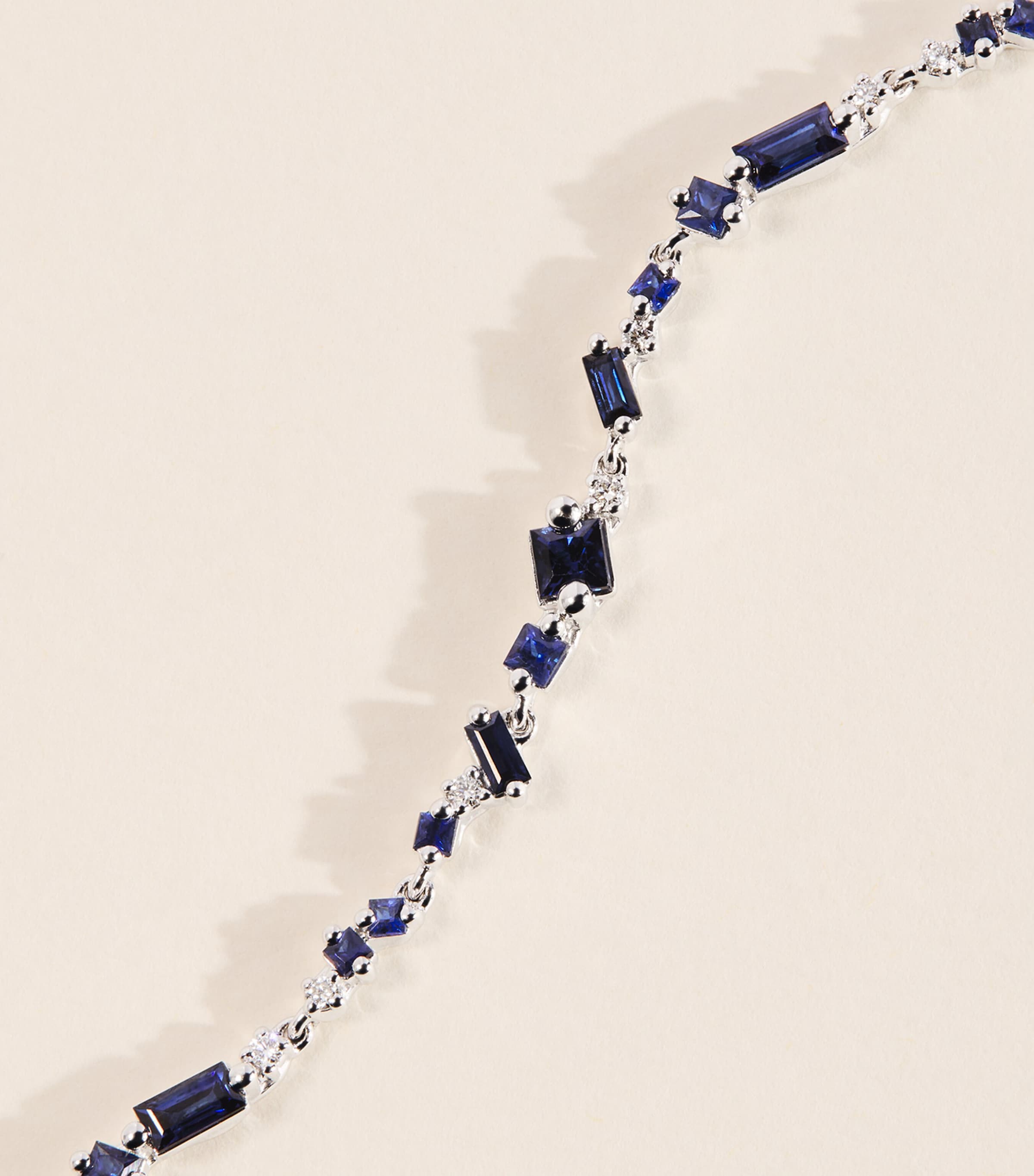 Suzanne Kalan White Gold, Diamond and Blue Sapphire La Fantaisie Bracelet Wg/db Image 4