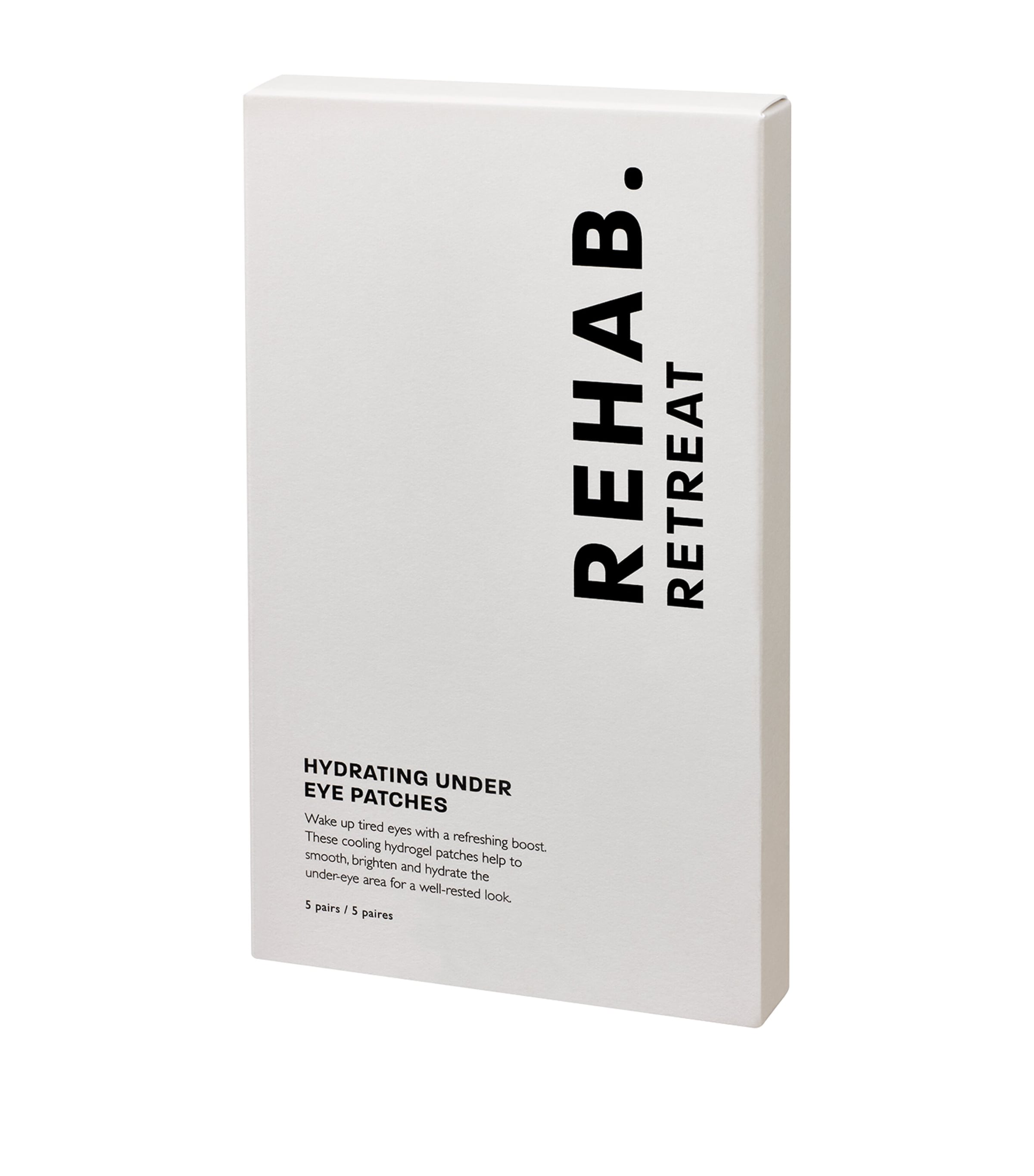 REHAB. Retreat Hydrating Eye Patches (Pack of 5 pairs) | Beauty New In | Skincare | Eye Serums