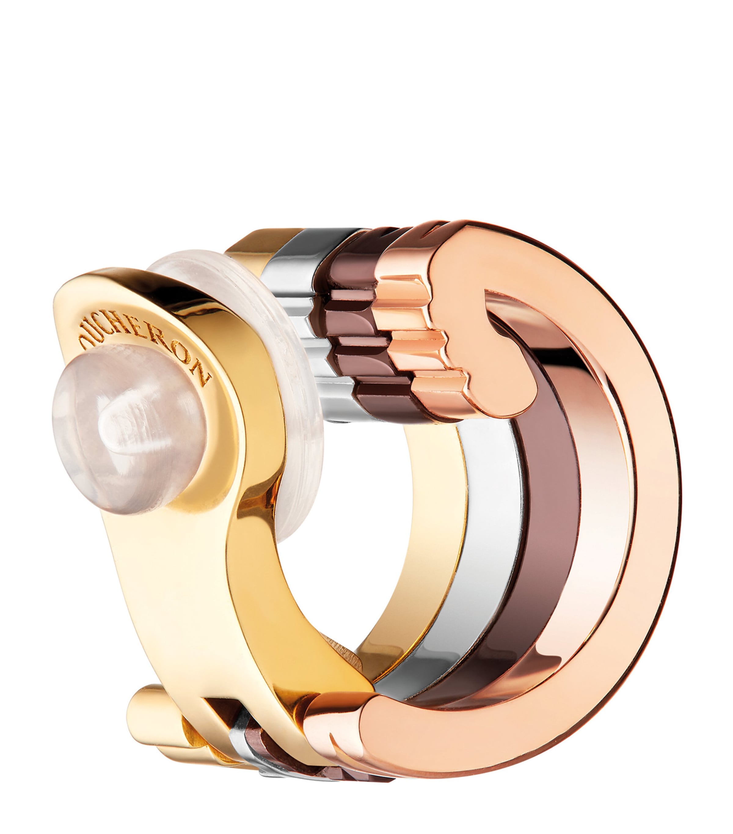 Mixed Gold and Diamond Quatre Classique Single Ear Clip MULTI Image 3