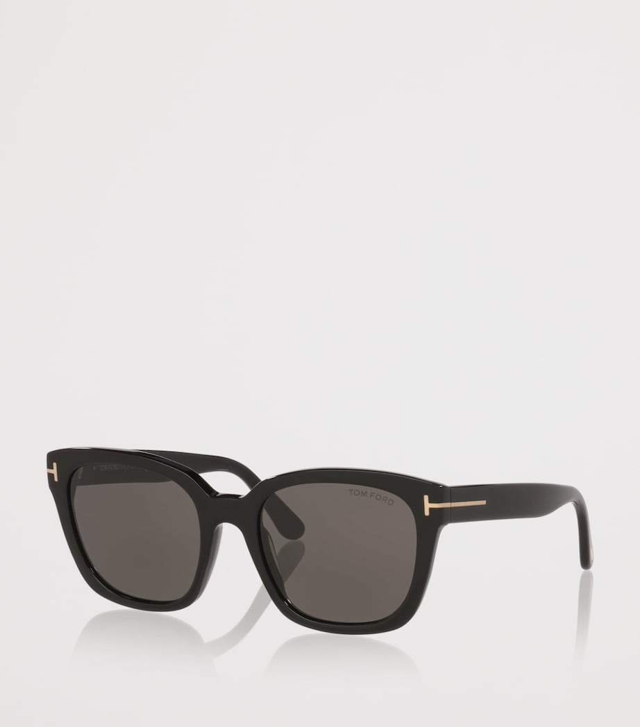 TOM FORD Haylay Square Sunglasses Black Image 2