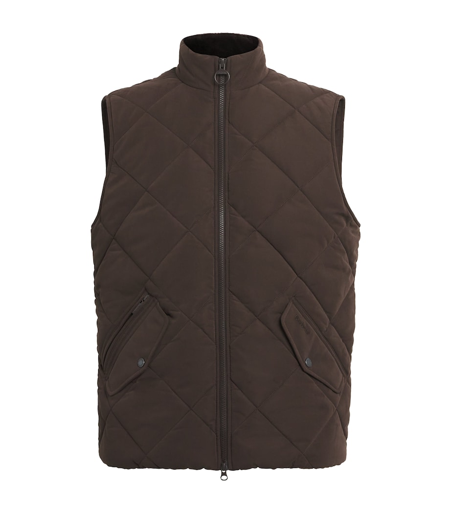 Quilted City Chelsea Gilet BLK OAK/MIDNIGHT OAK Image 1