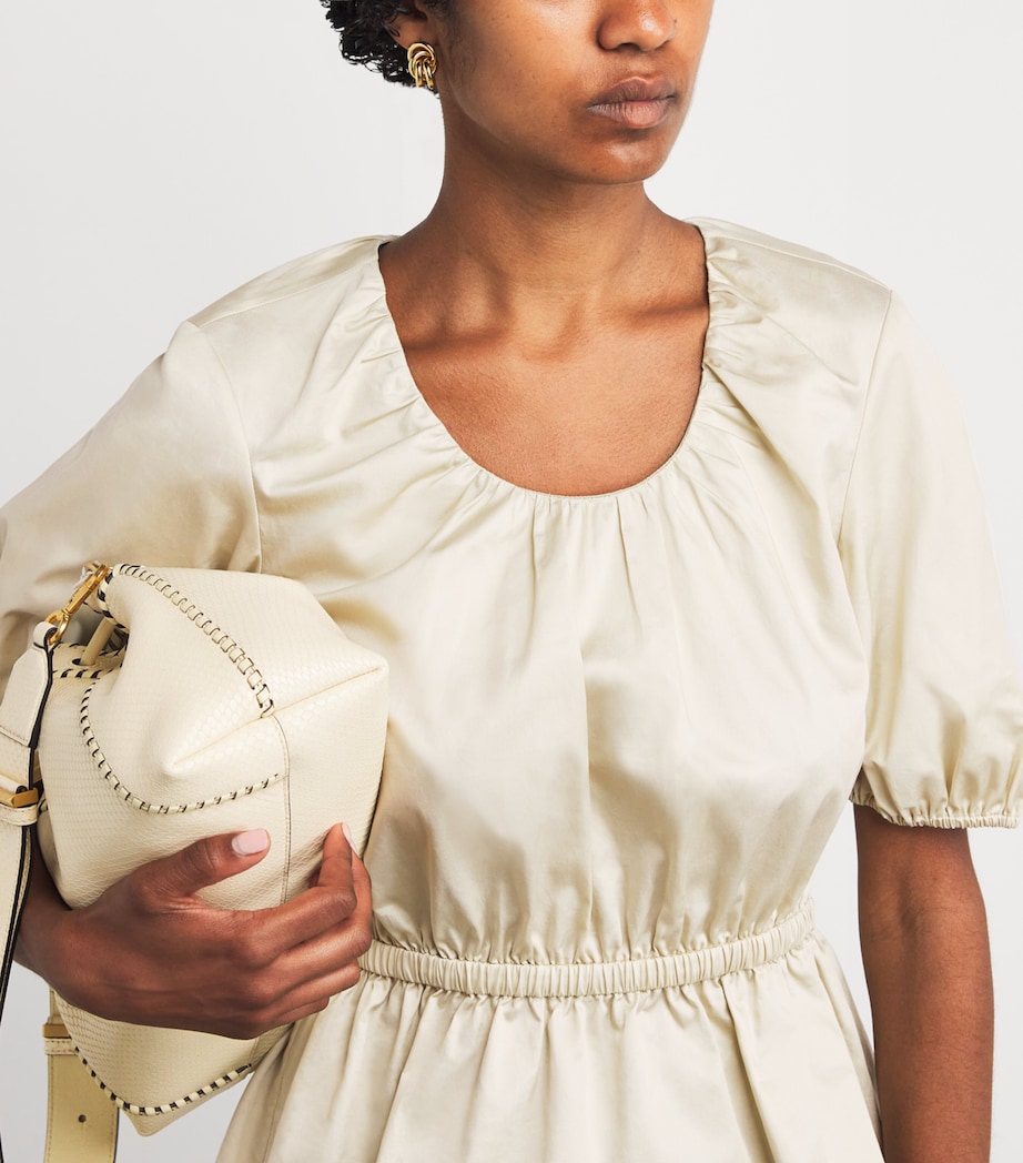 Cotton Sateen Merlin Blouse AFFOGATO Image 6