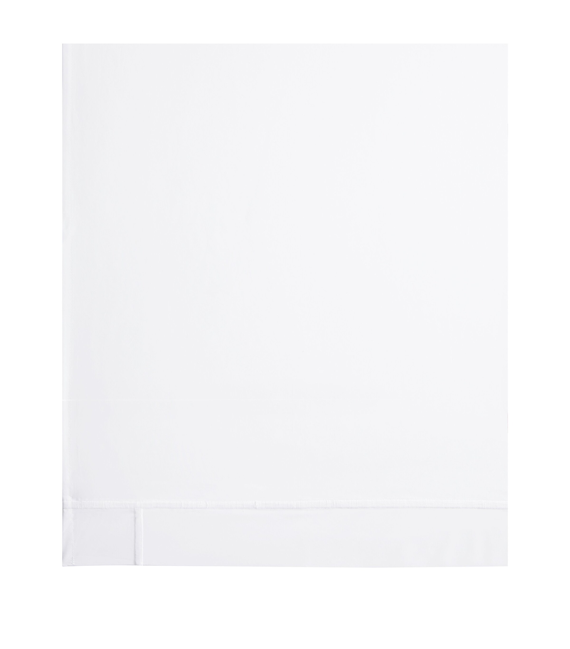 Athena Blanc Double Flat Sheet (240cm x 295cm) WHITE Image 2
