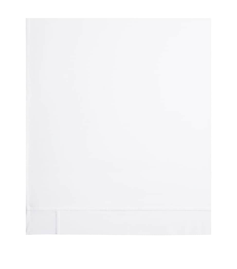 Athena Blanc Double Flat Sheet (240cm x 295cm) WHITE Image 2