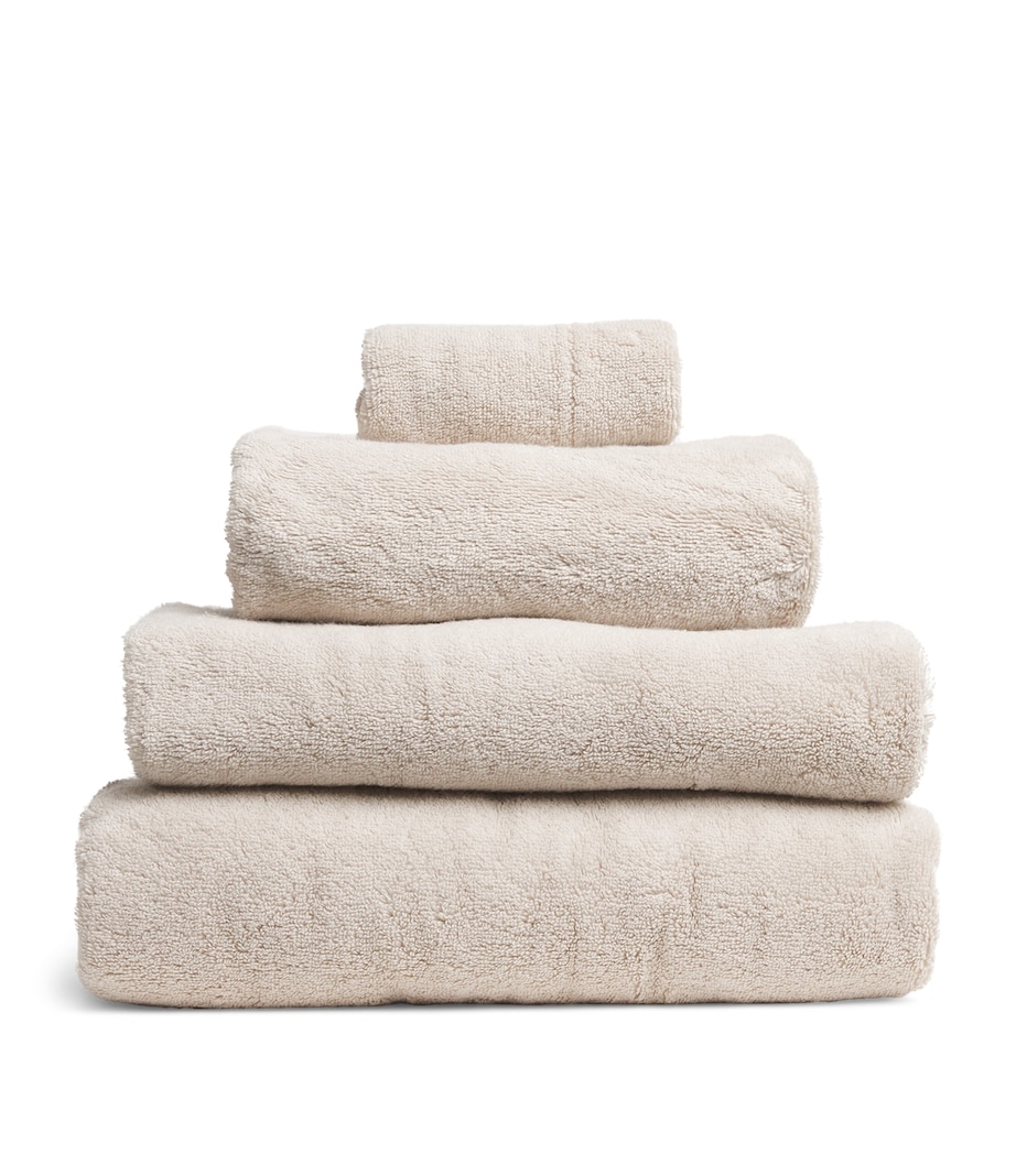 Organic Cotton Hand Towel (50cm x 100cm) TAN Image 1
