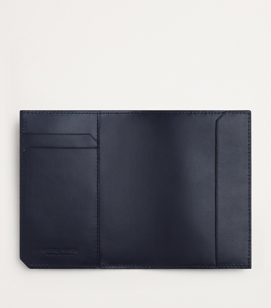 Bottega Veneta Leather Intrecciato Card Holder Image 3