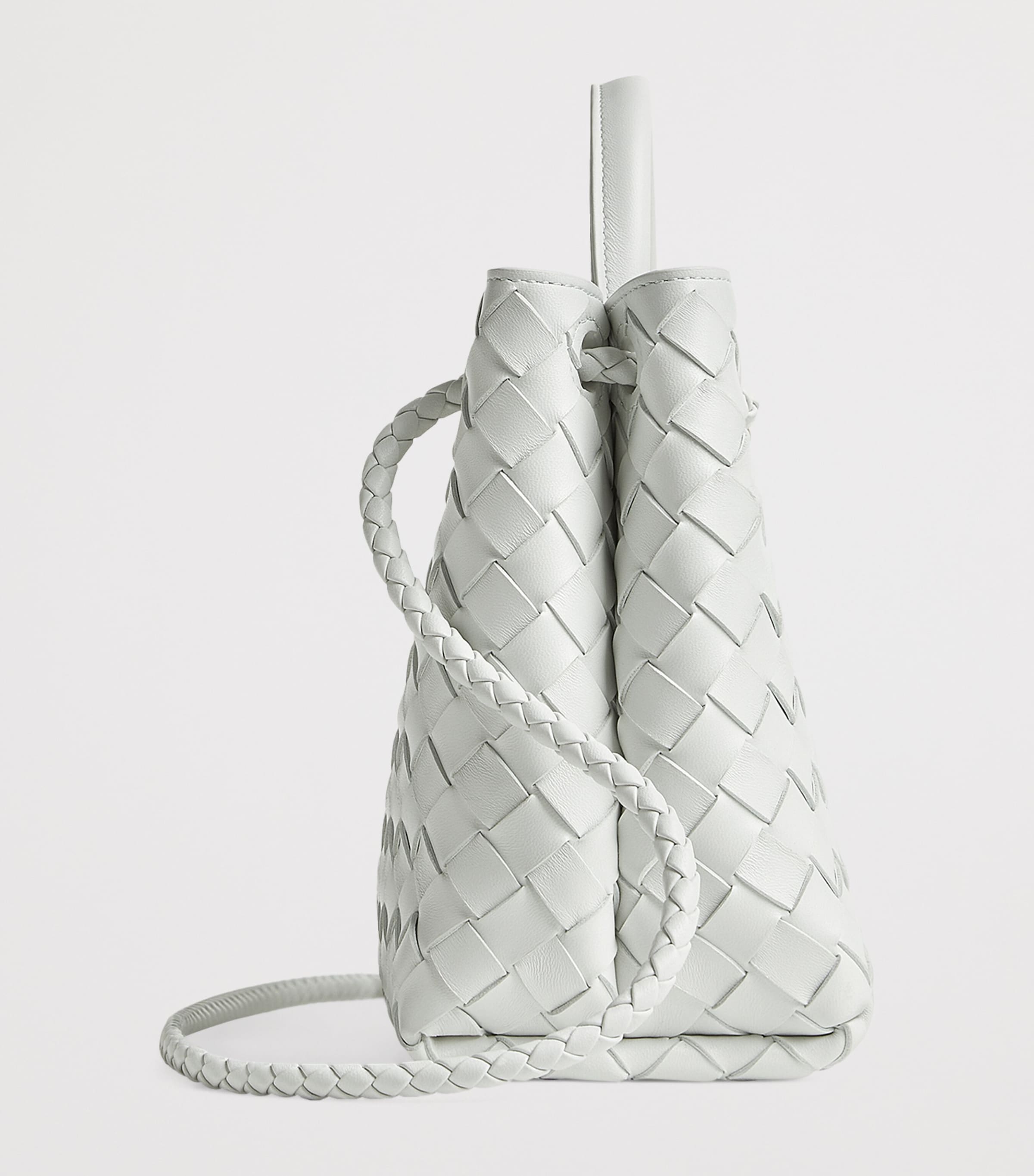 Small Intrecciato Leather Andiamo Top-Handle Bag 1951 Image 3