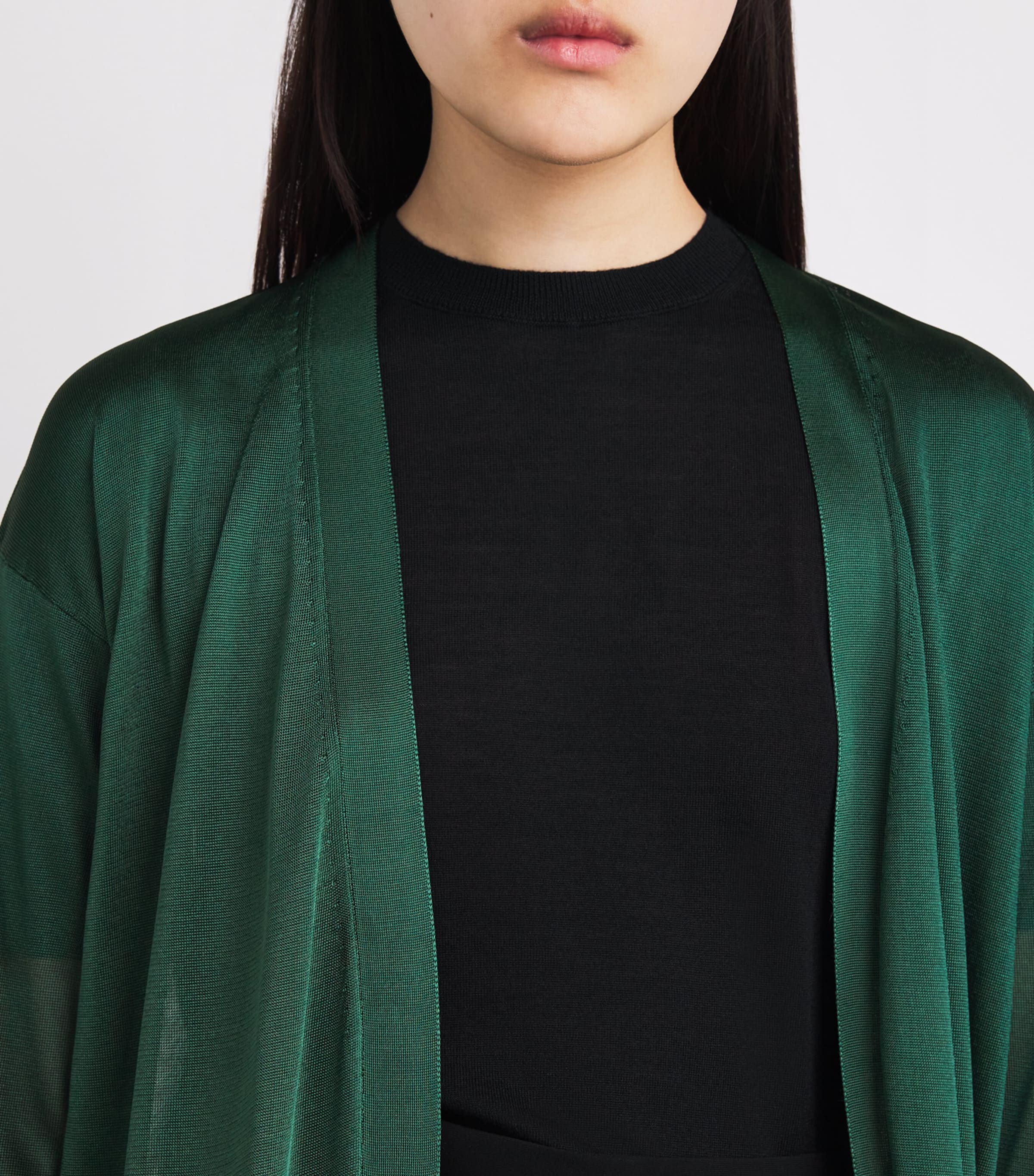 Wrap Cardigan EMERALD Image 6