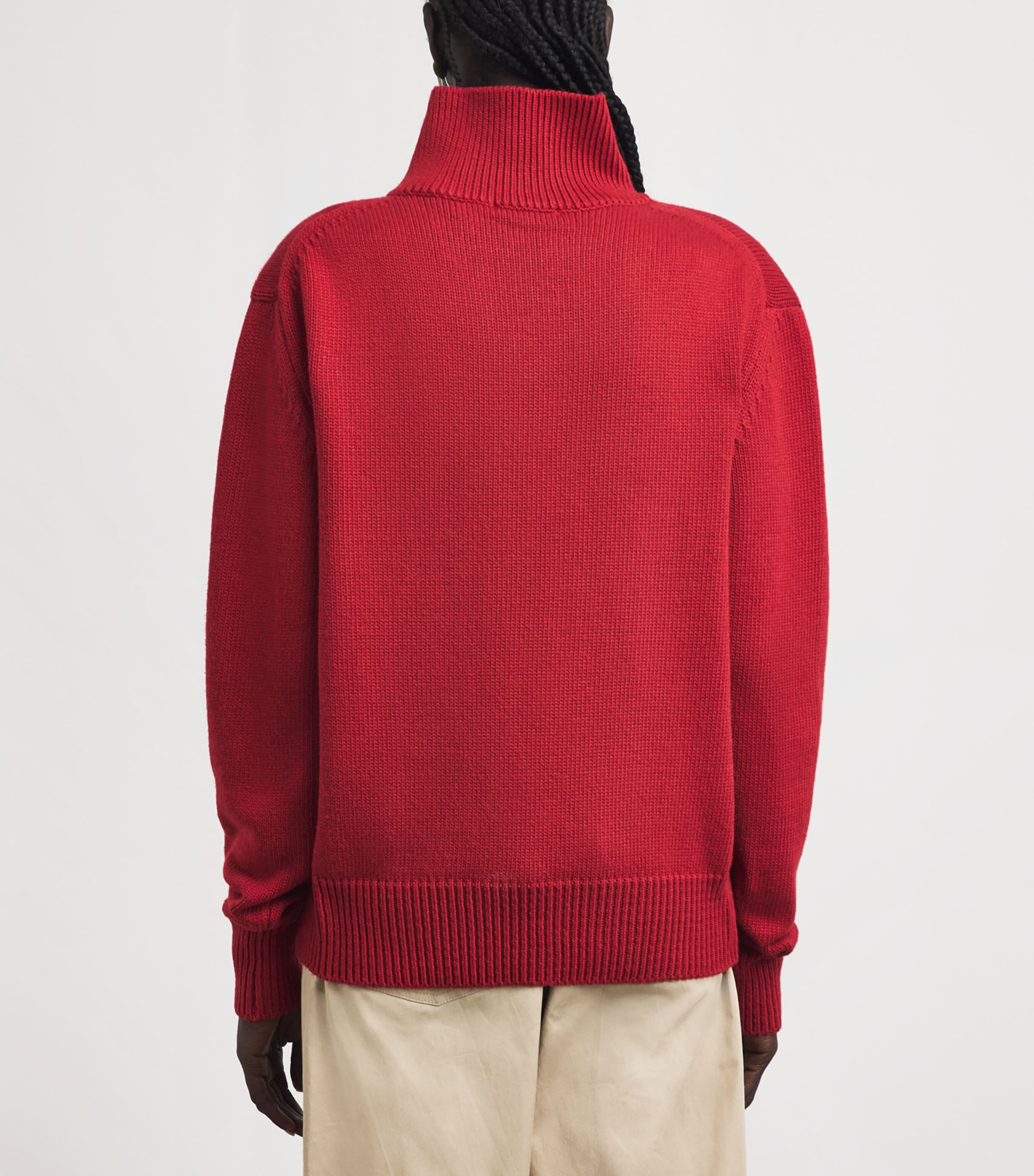 Source Unknown Womens Zip-Shoulder Konny Sweater Rd Image 5
