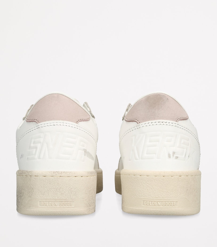Leather Ball Star Low-Top Sneakers WHITE/COMB Image 2