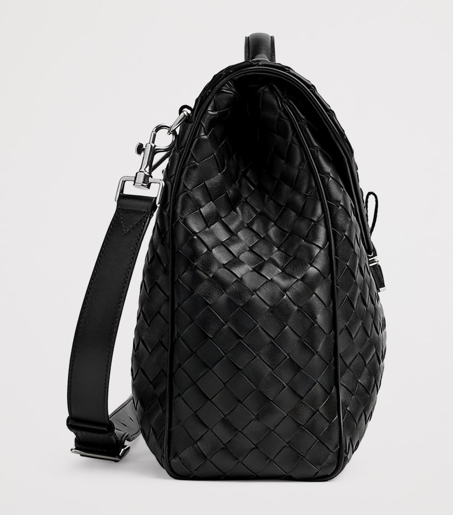 Leather Intrecciato Archivist Cross-Body Bag 1208 Image 5