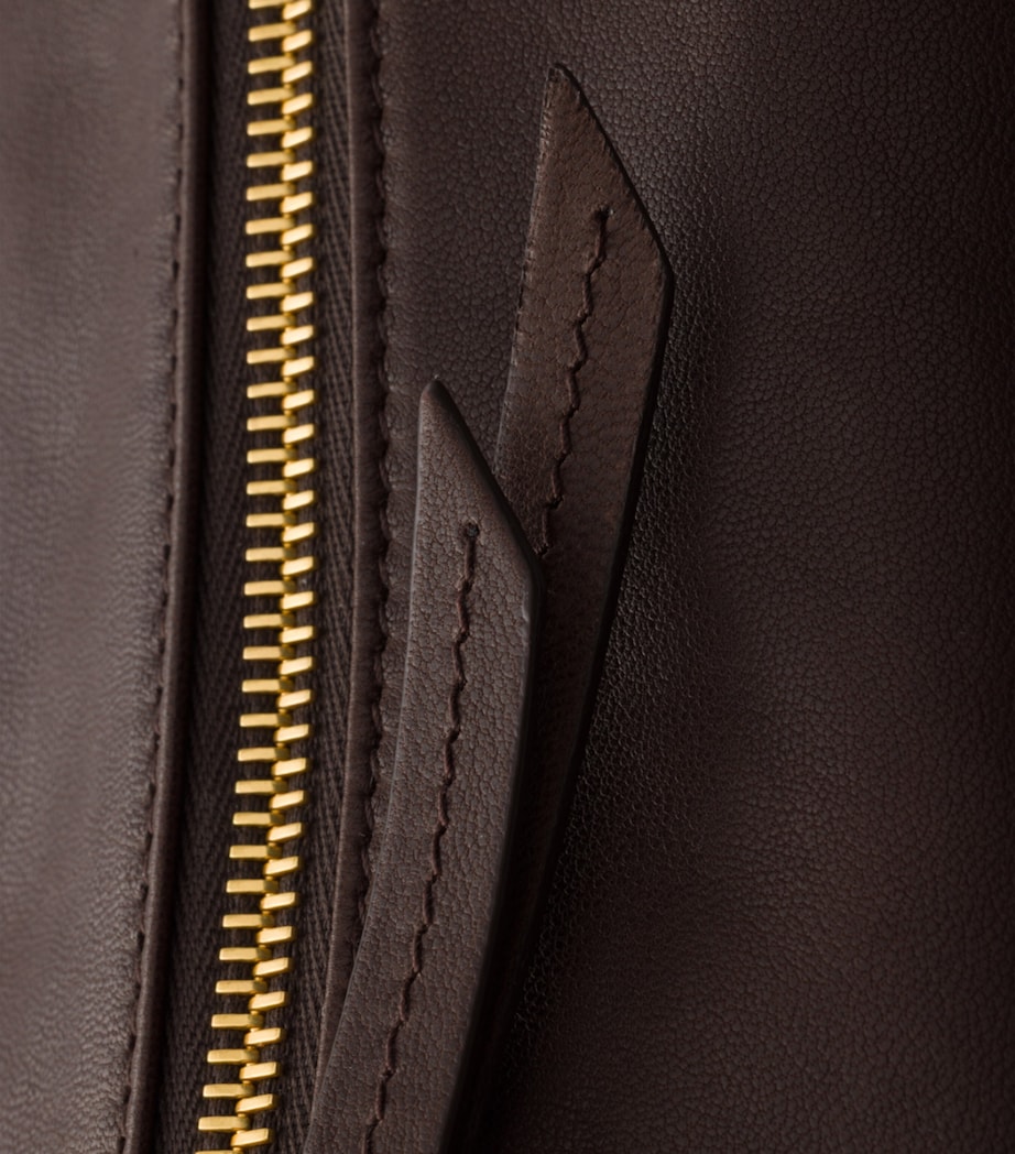 Prada Small Leather Explore Shoulder Bag Brown Image 6