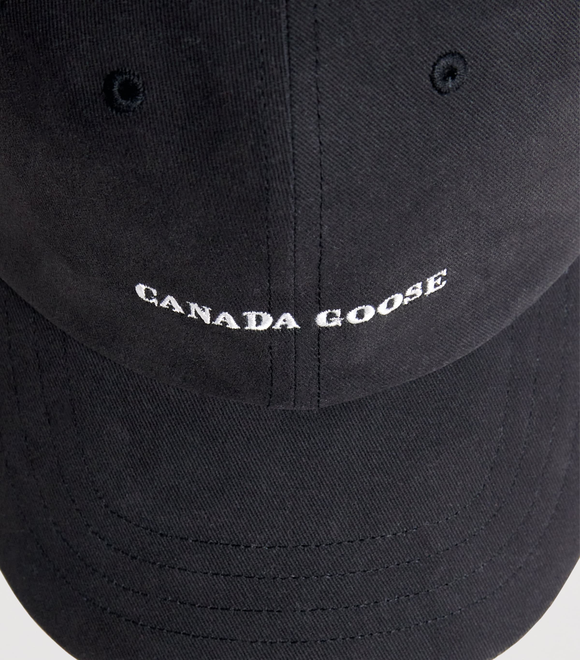 Canada Goose Logo Everyday Baseball Cap Black/white Image 4