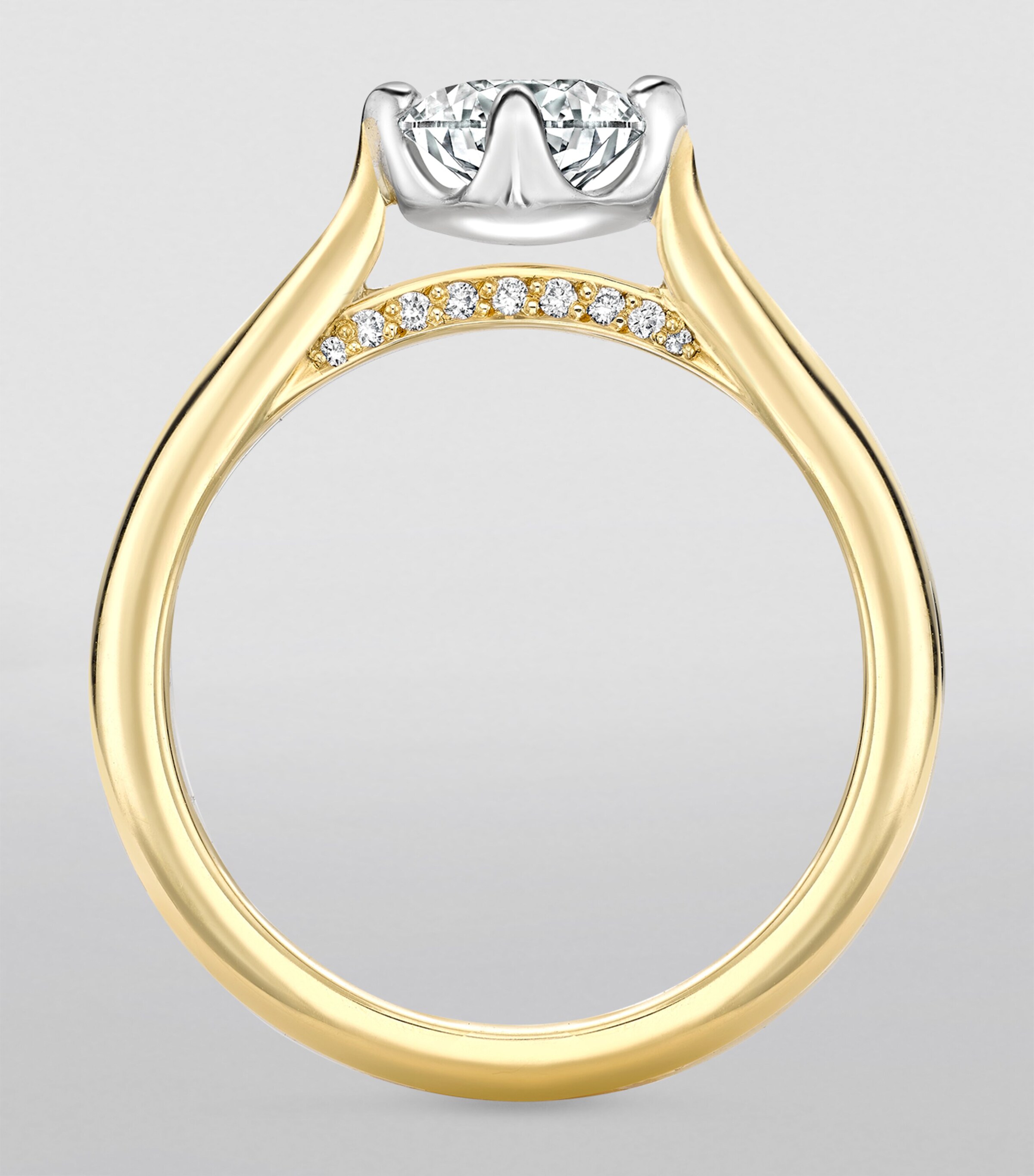 Boodles Yellow Gold and Diamond Brilliance Engagement Ring Carat Yellow Gold Image 5