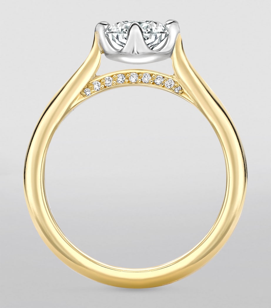 Boodles Yellow Gold and Diamond Brilliance Engagement Ring Carat Yellow Gold Image 5