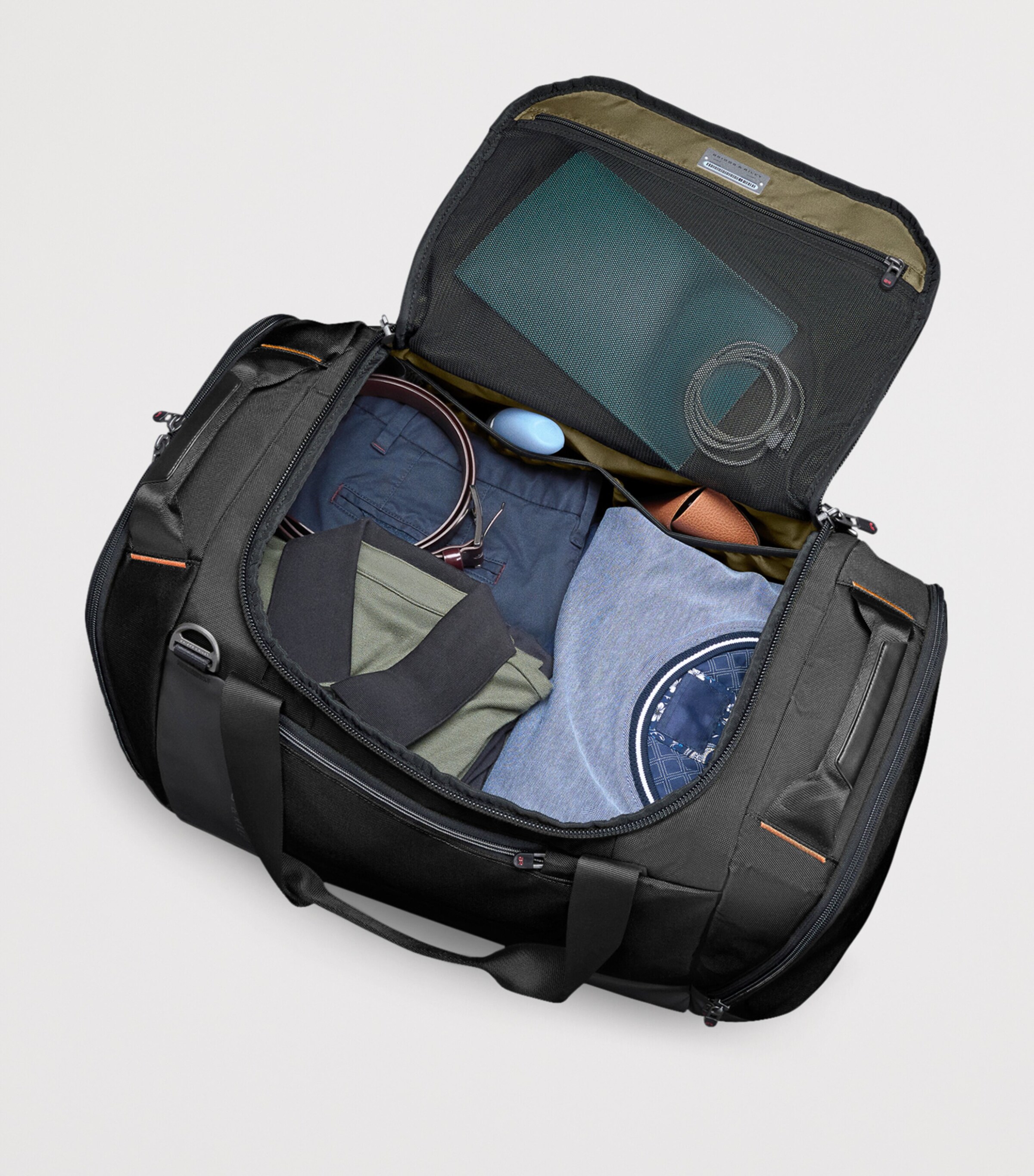 Briggs & Riley Large ZDX Duffle Bag Black Image 7