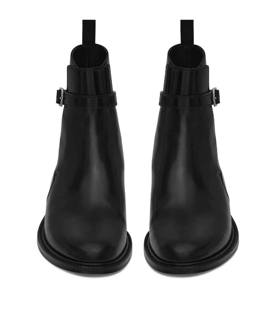 Leather Jodhpur Ankle Boots 1000 Image 3