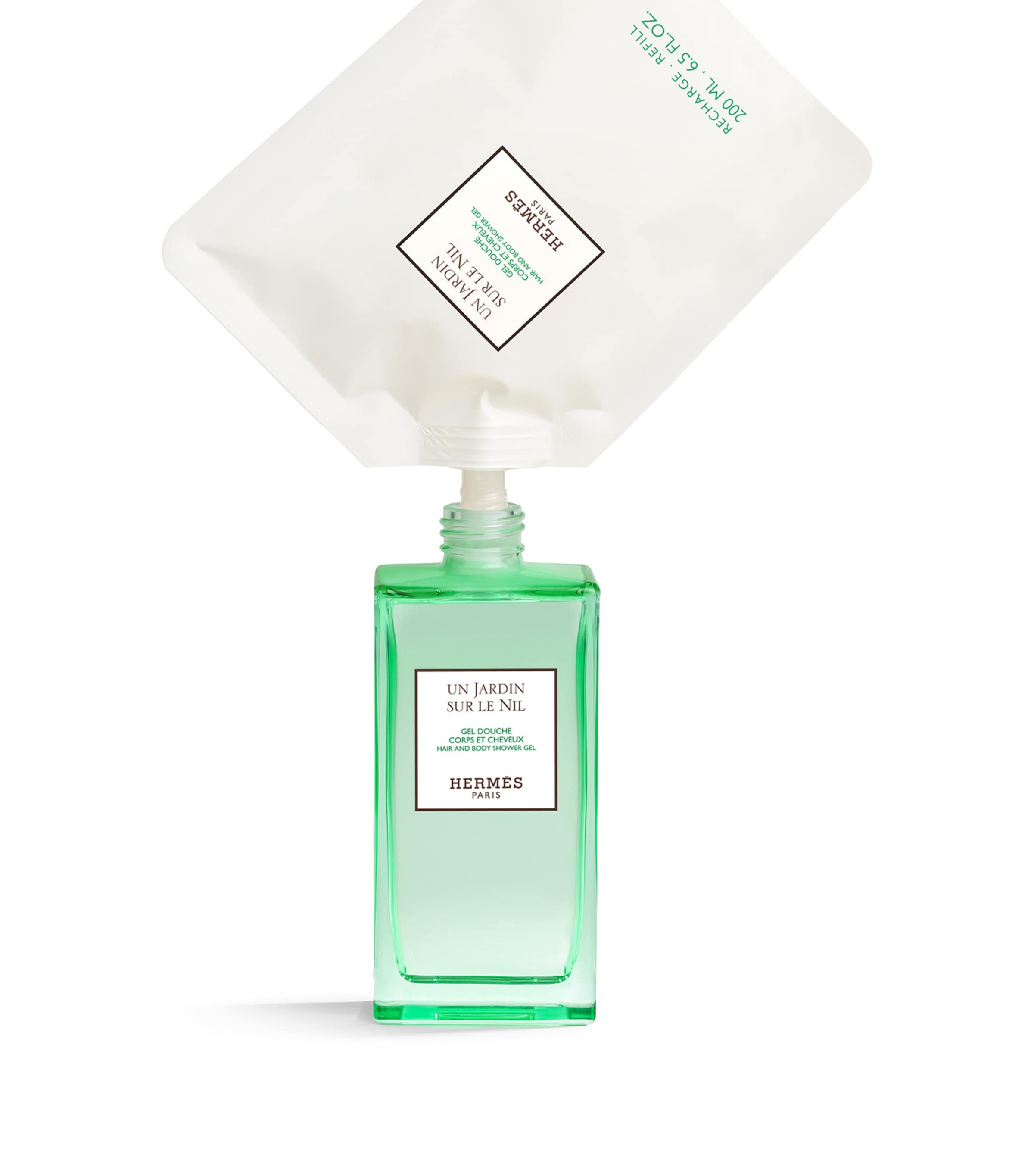 HERMÈS Un Jardin sur le Nil Hair and Body Shower Gel (200ml) - Refill Image 2