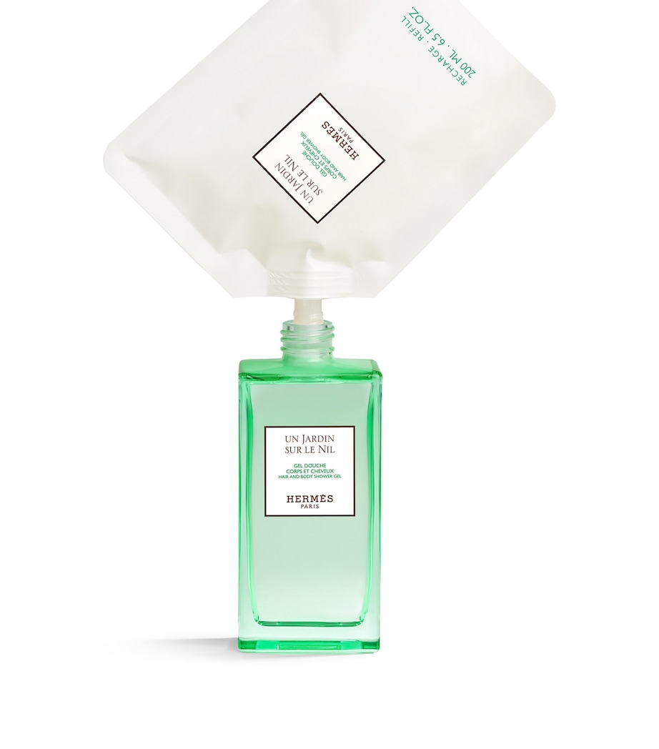 HERMÈS Un Jardin sur le Nil Hair and Body Shower Gel (200ml) - Refill Image 2