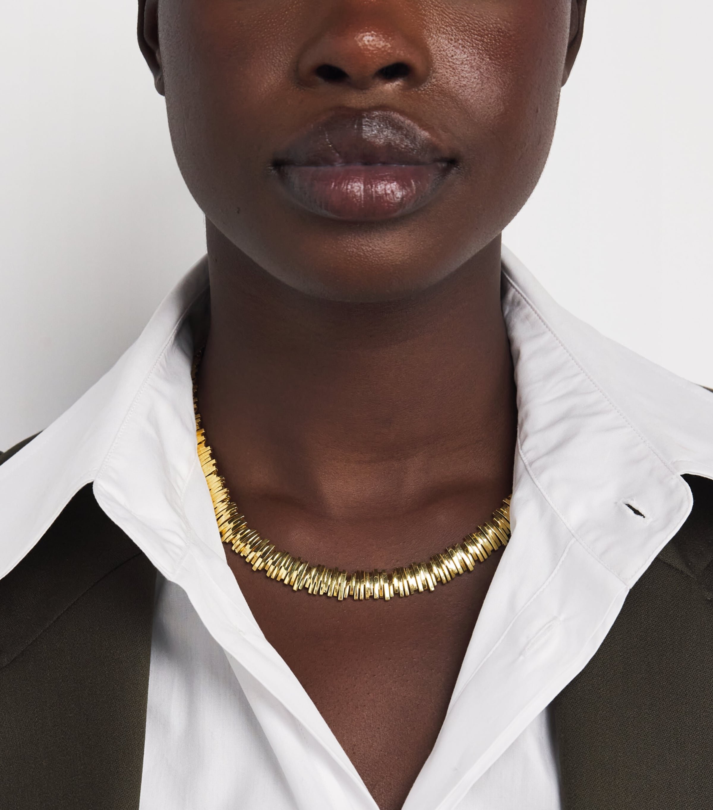 Yellow Gold Golden Age Tennis Necklace 18K YG Image 2