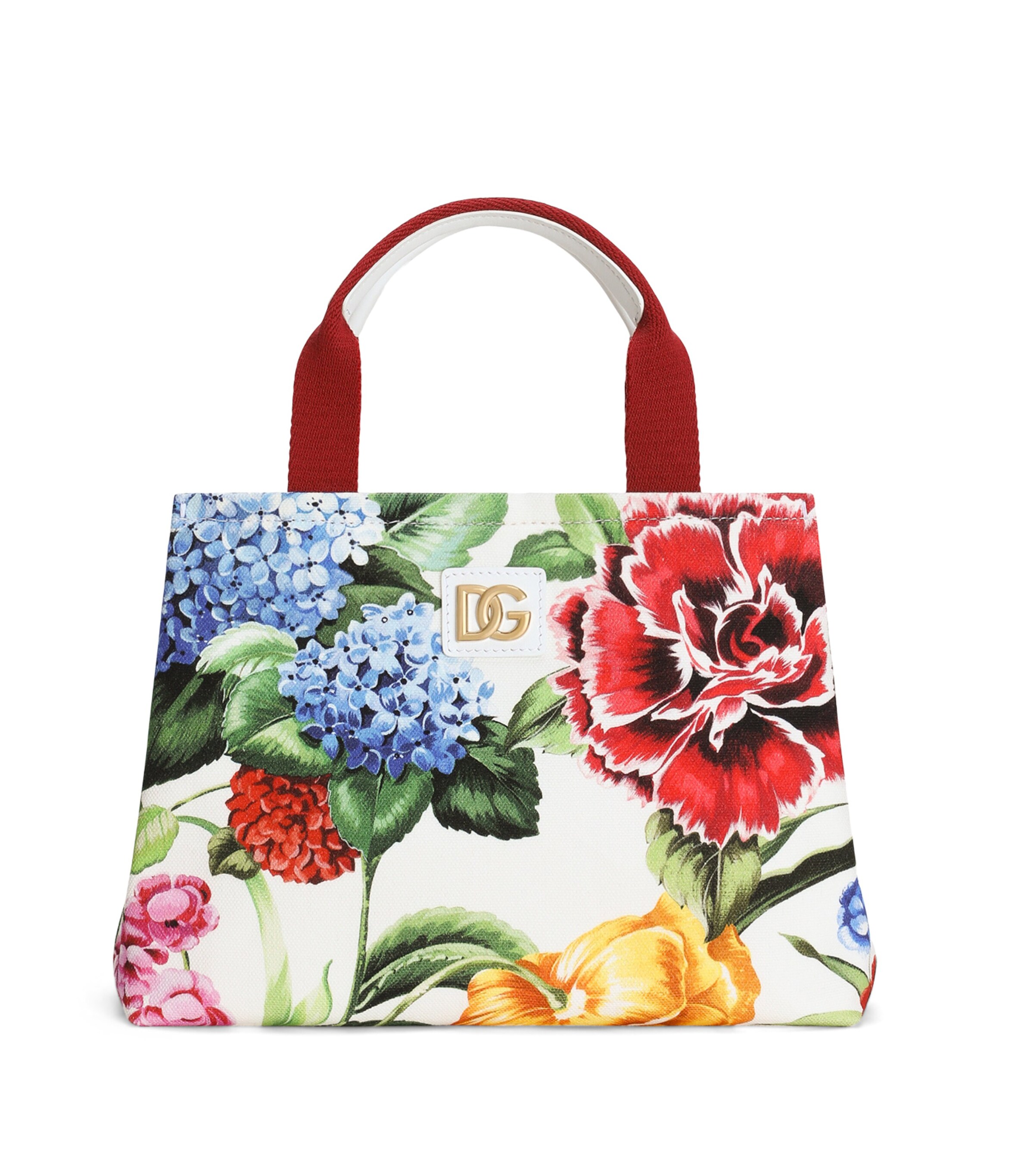 Dolce & Gabbana Kids Floral Print Top-Handle Bag | Designers | Dolce & Gabbana