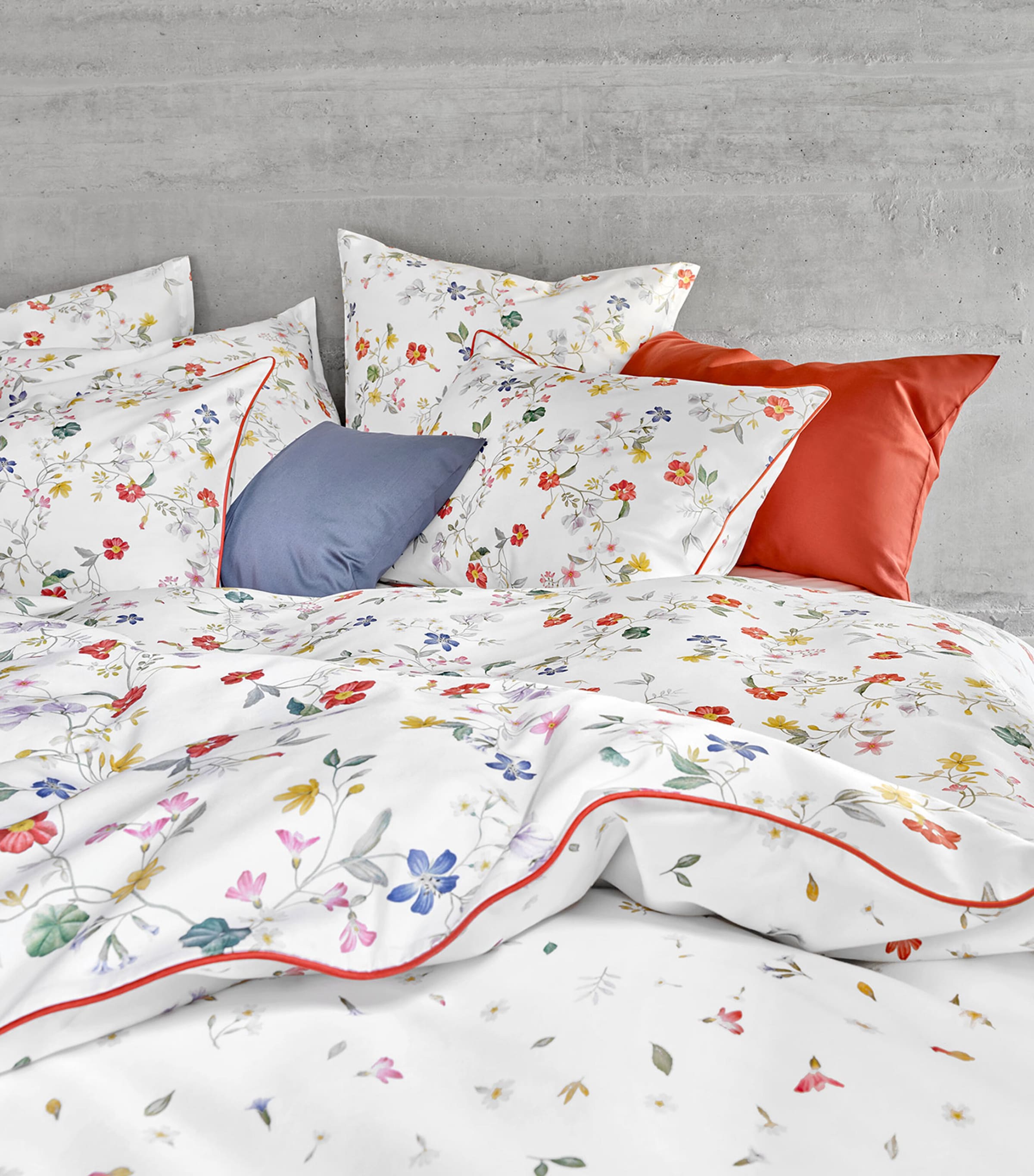 Schlossberg Elle Noblesse Super King Flat Sheet (290cm x 280cm) Blanc Image 2