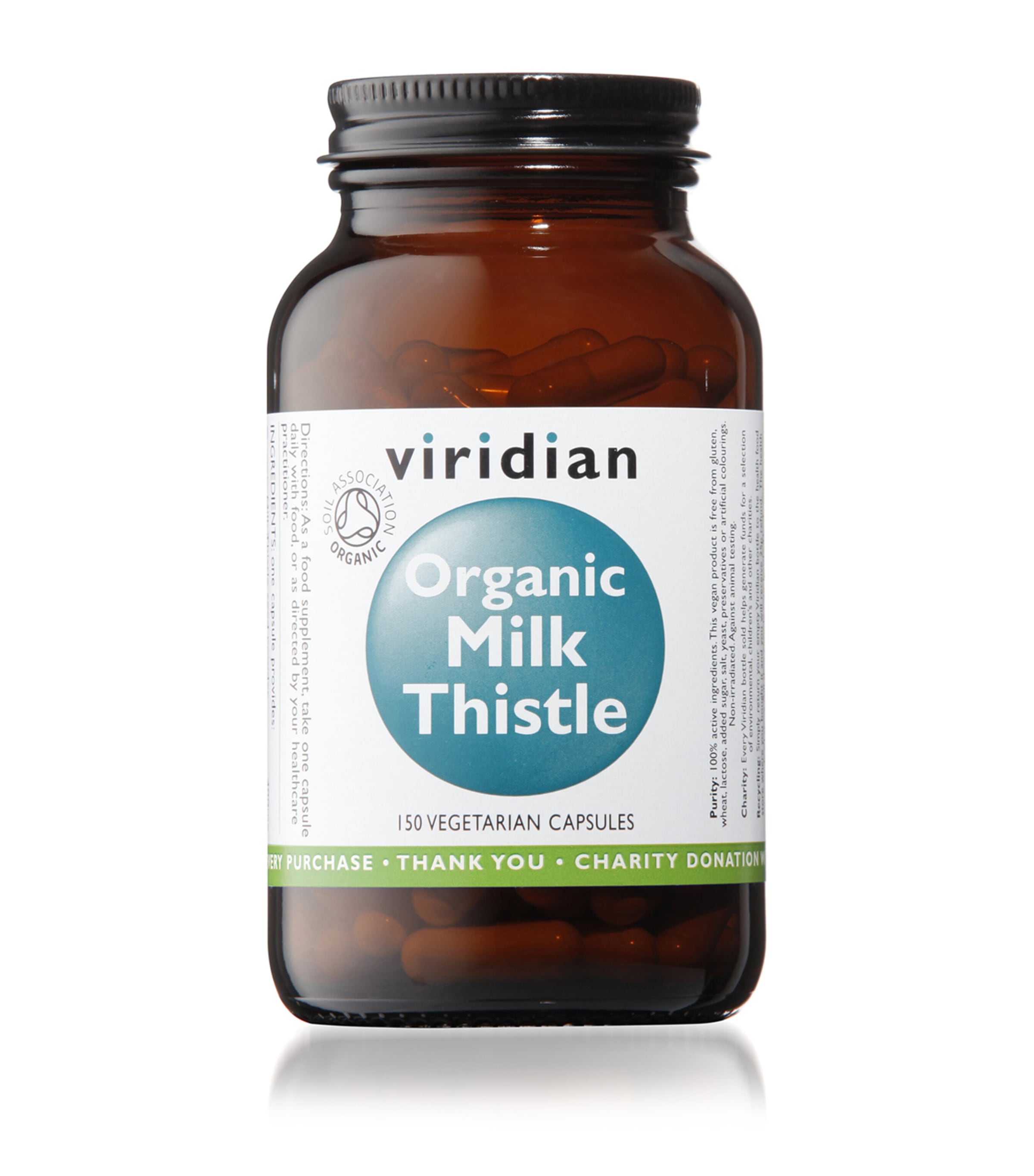 Viridian Organic Milk Thistle Supplement