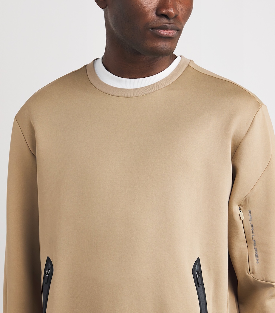 Fleece Crew-Neck Sweater CLASSIC KHAKI Image 6