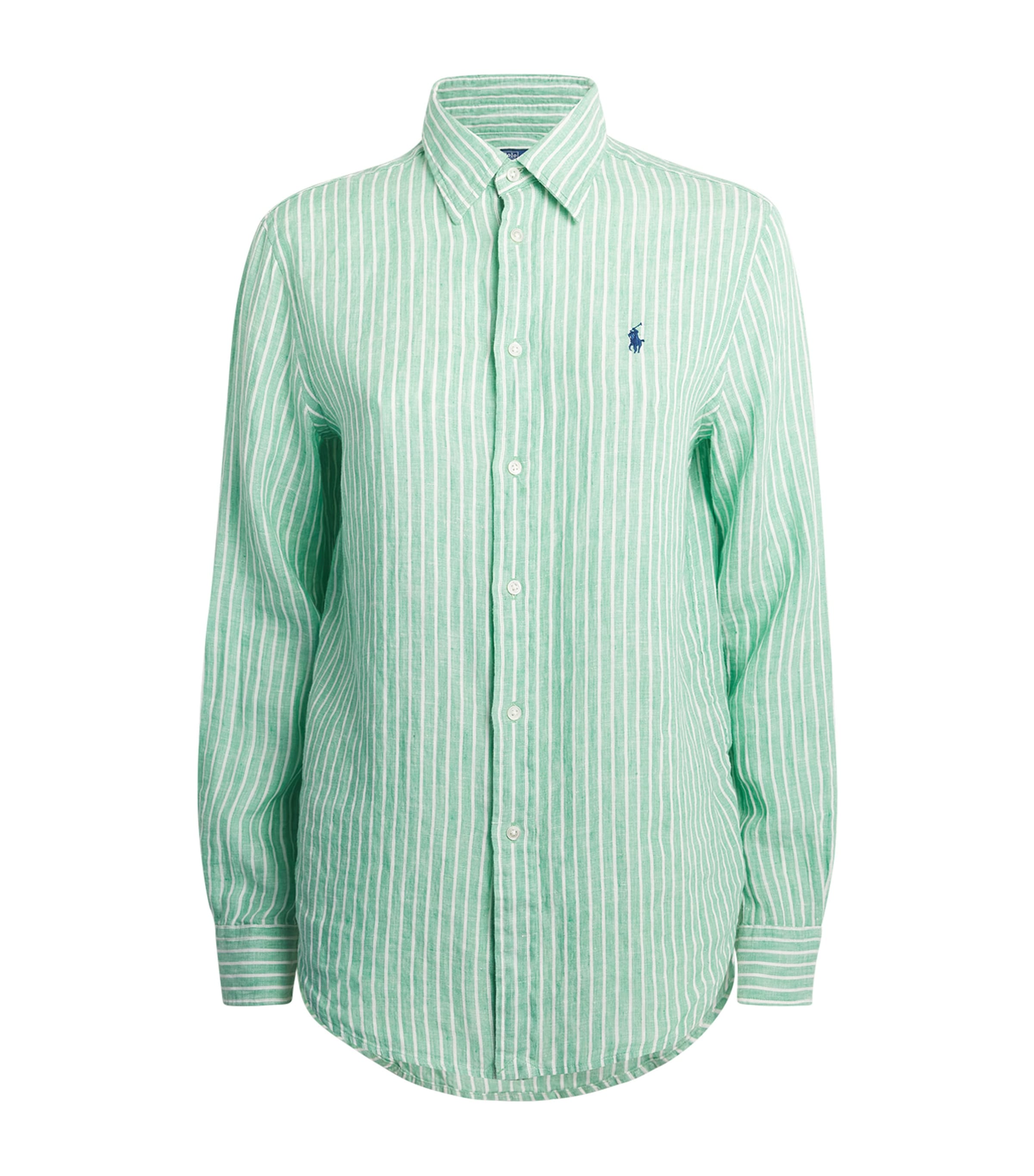 Polo Ralph Lauren Linen Stripe Classic-fit Shirt