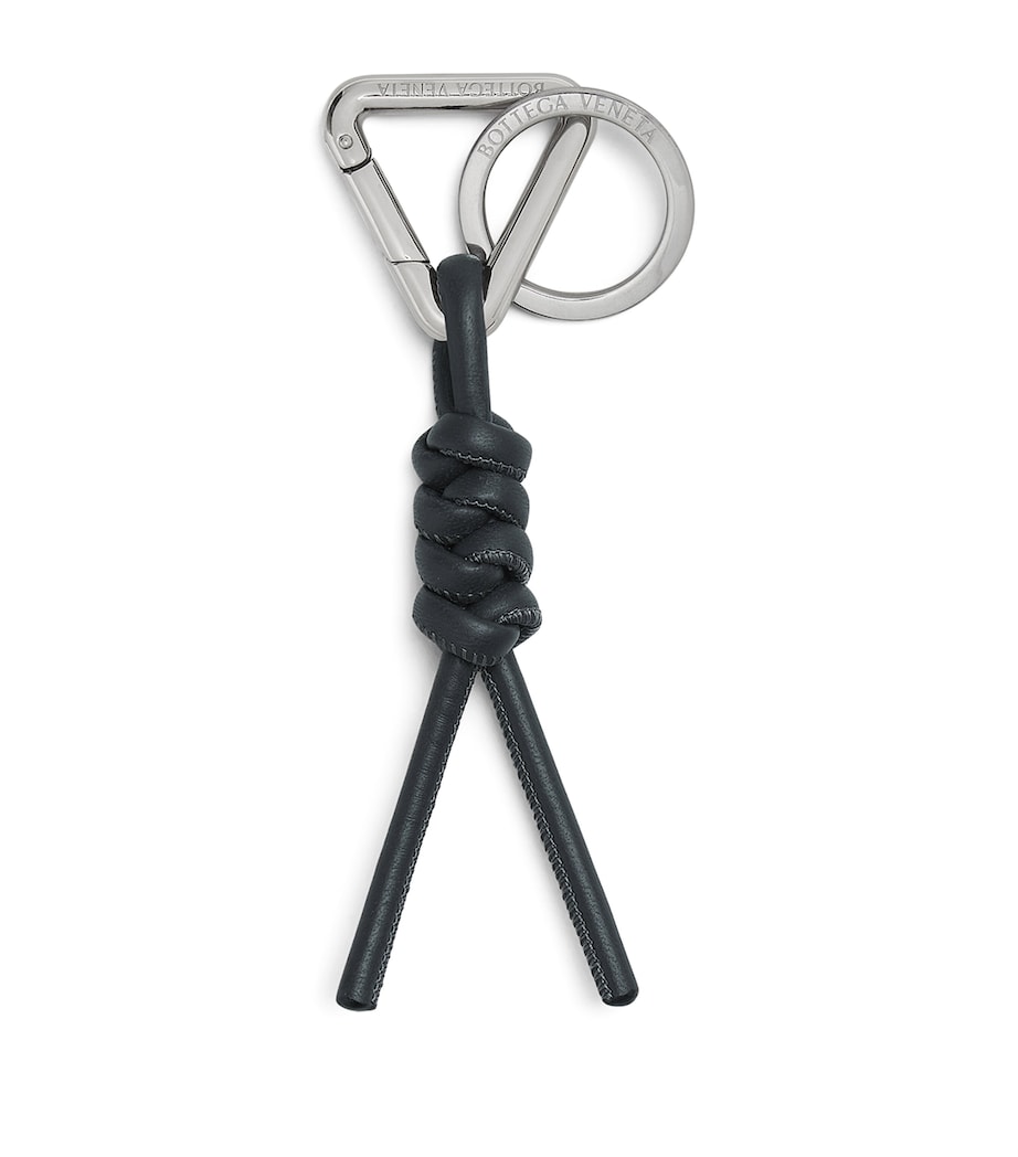 Leather Triangle Knot Keyring 2077 Image 1