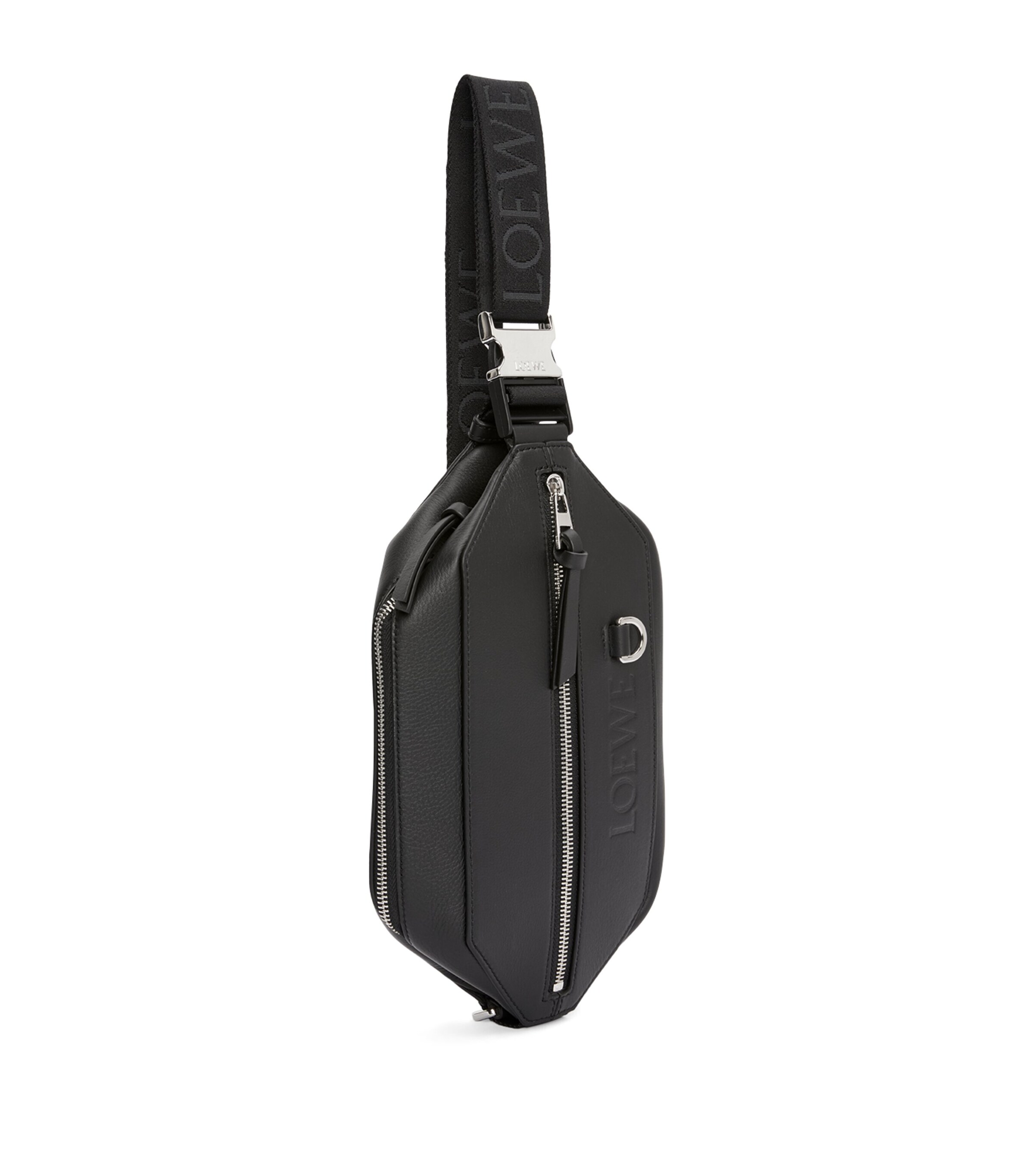 Leather Convertible Belt Bag BLACK Image 5