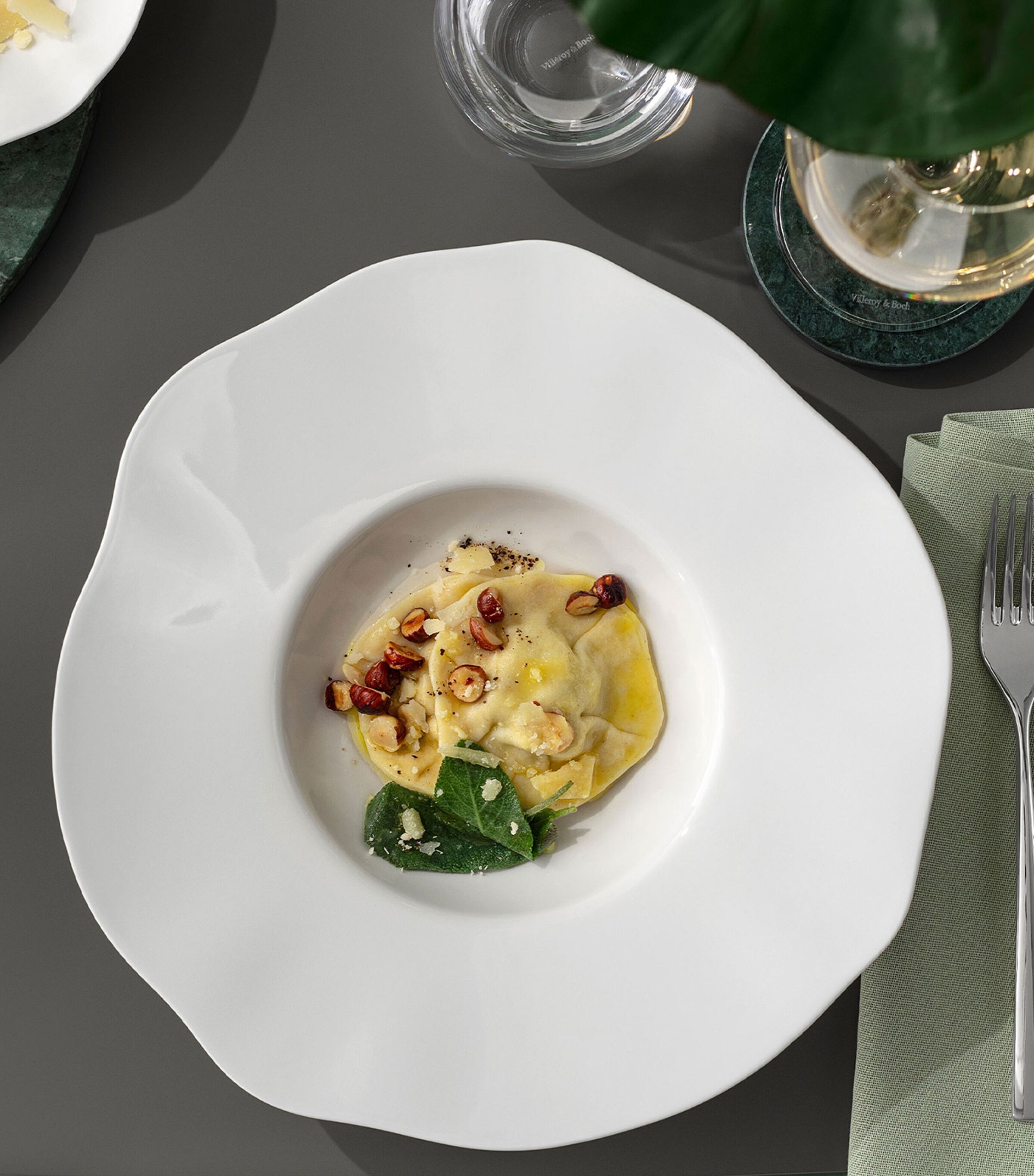 Villeroy & Boch Porcelain Pura Pasta Plate (29cm) White Image 3
