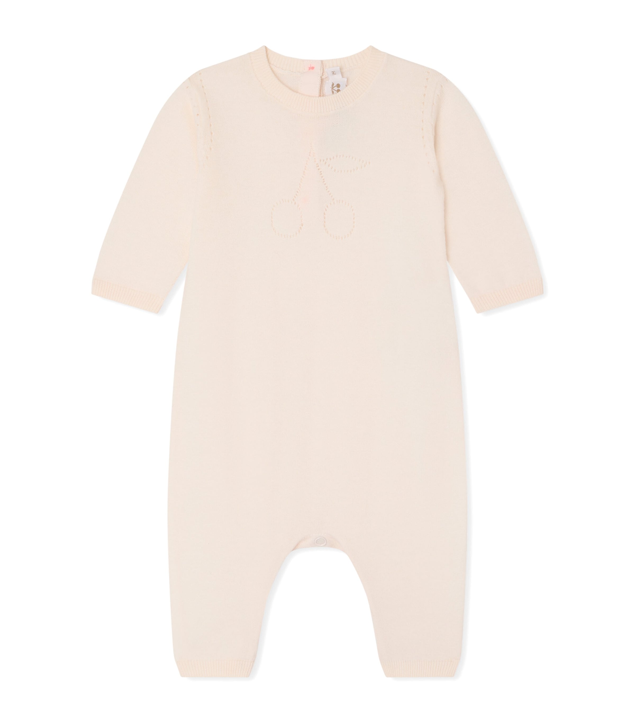 Bonpoint Organic Cotton Atilou Playsuit (1-18 Months) Rose Poudre Image 1