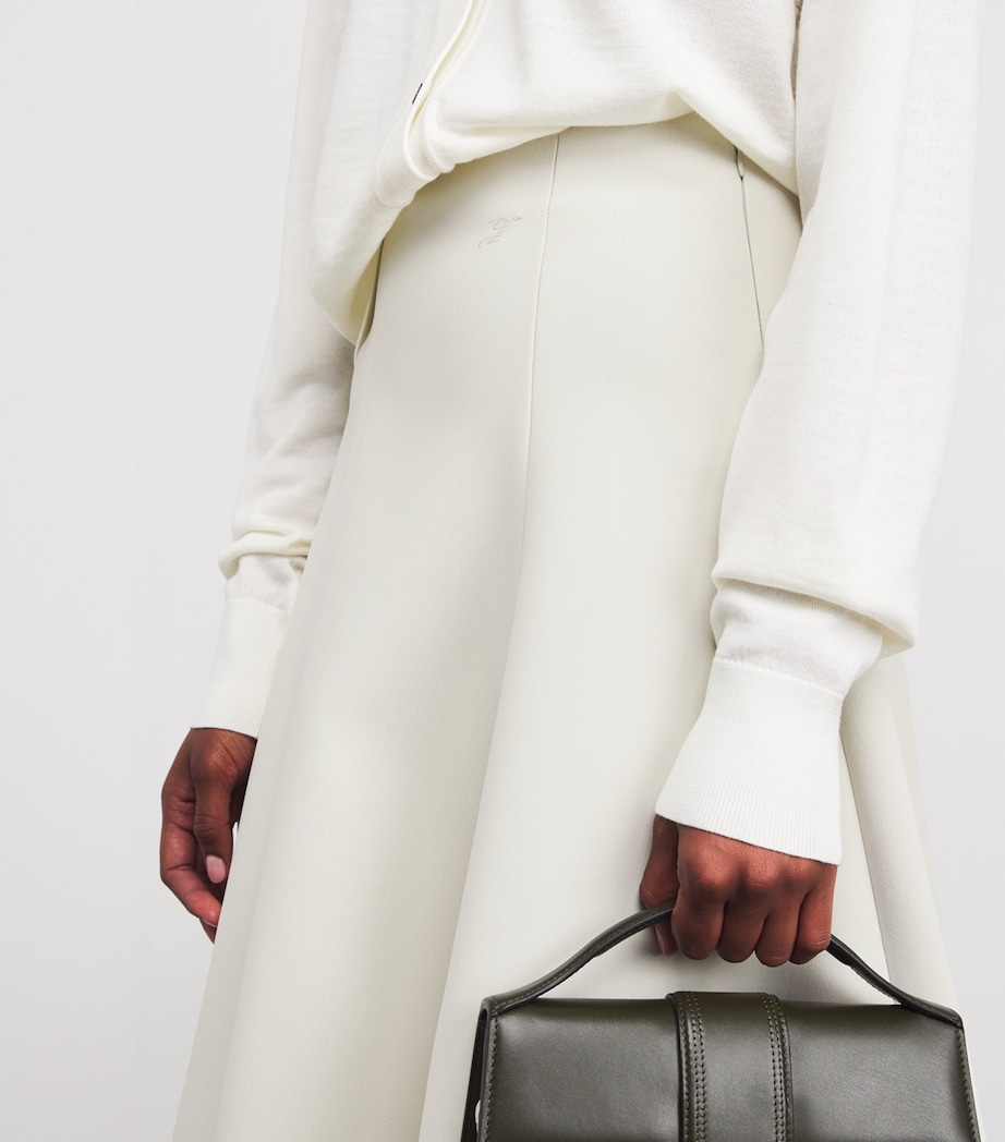 La Jupe Triangle Midi Skirt 110 OFF WHITE Image 6