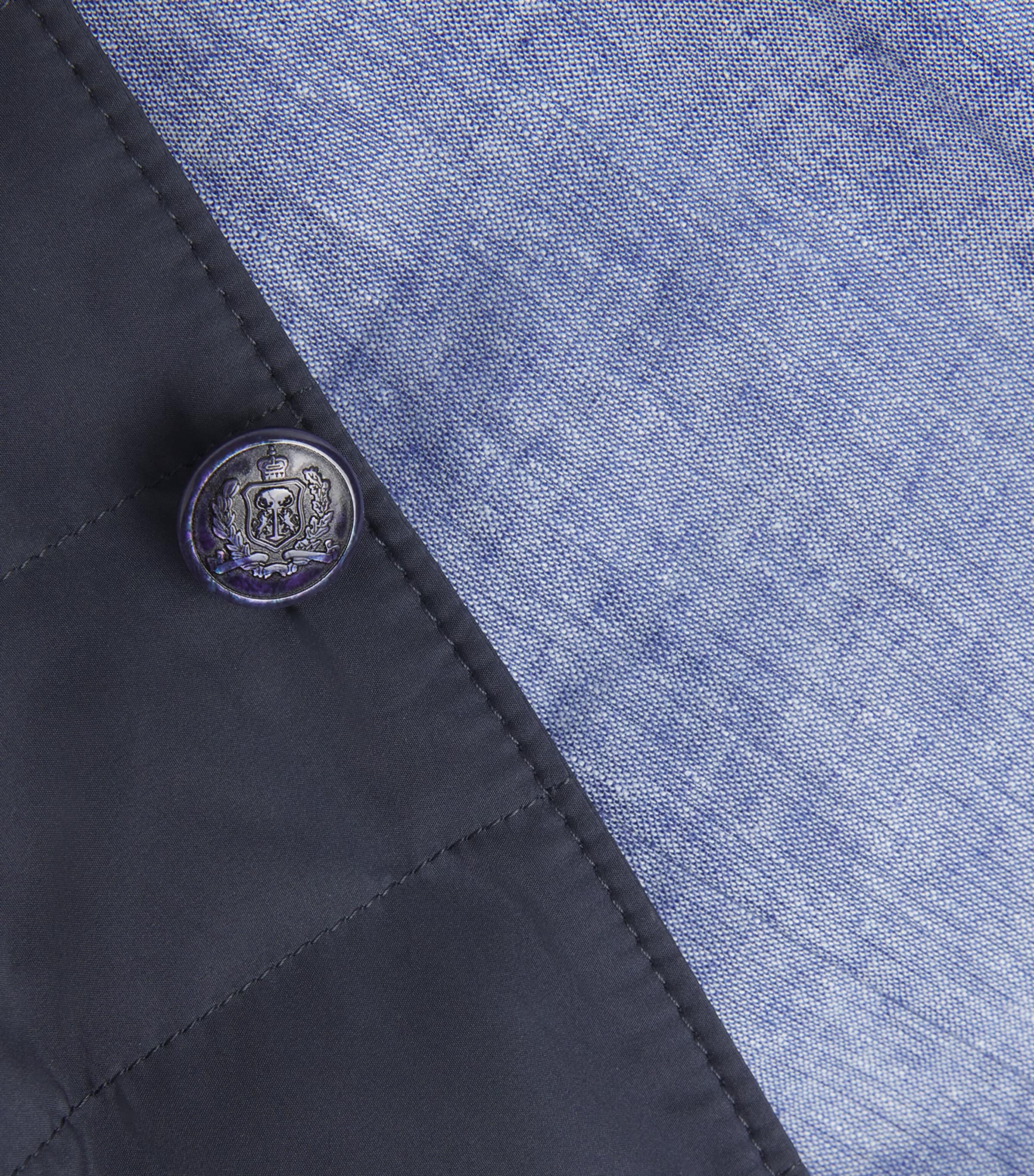 Technical Quilted Blazer 001 NAVY BLUE Image 5