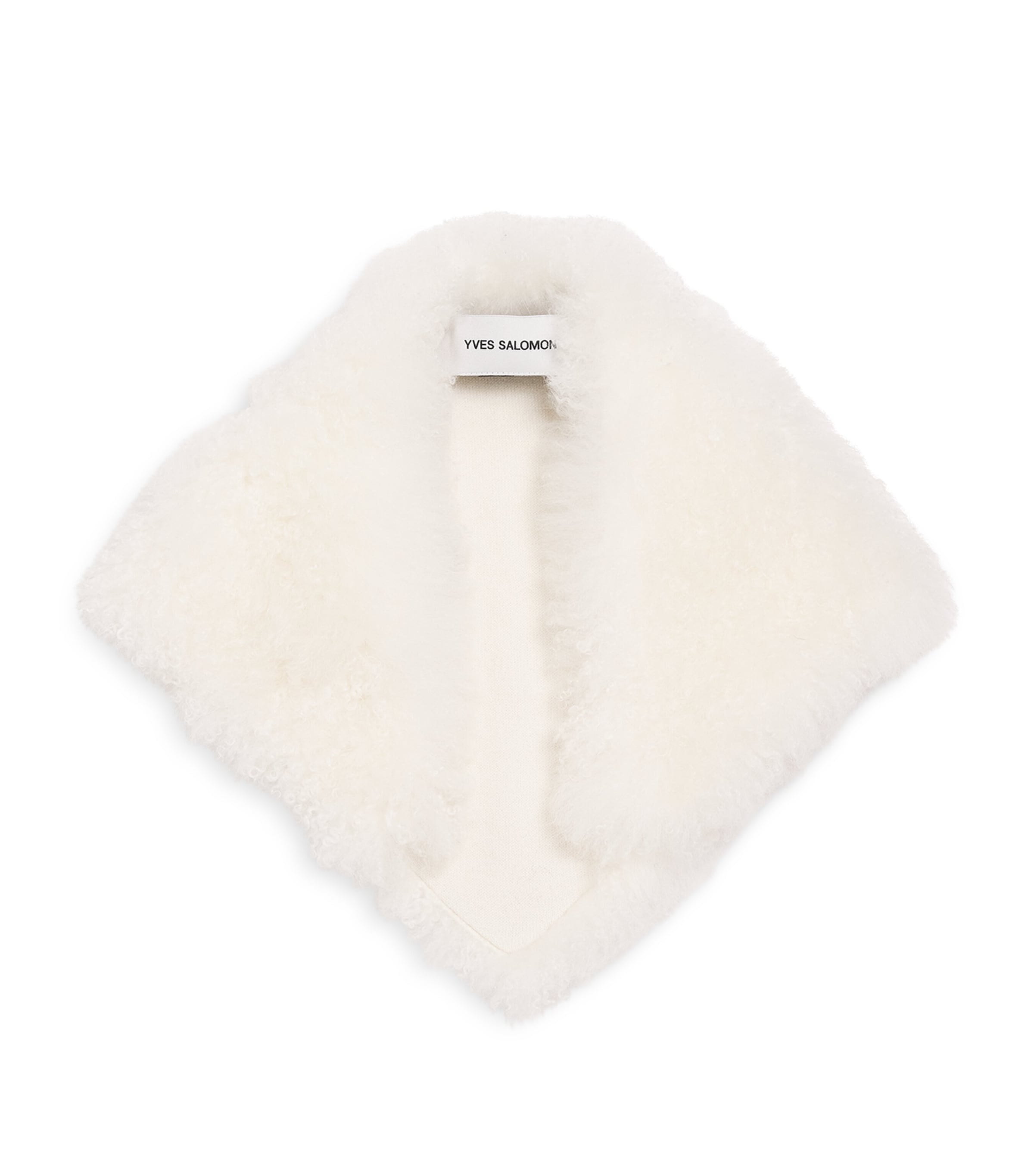 Yves Salomon Lamb Fur Bandana Image 1