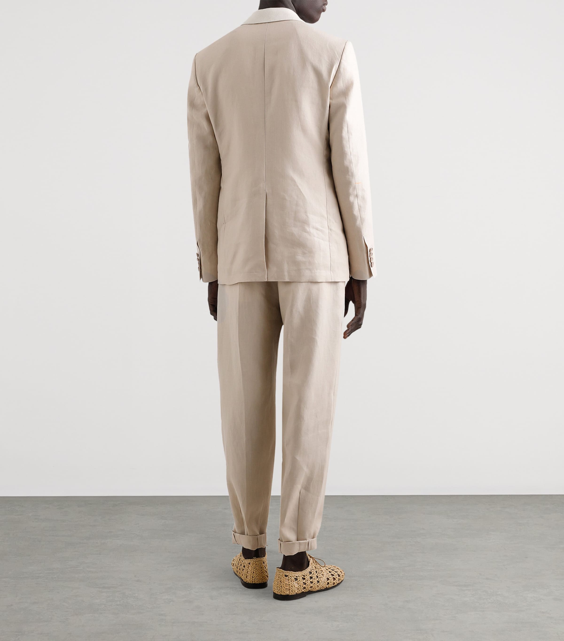 Dolce & Gabbana Linen Double-Breasted Blazer | Harrods US