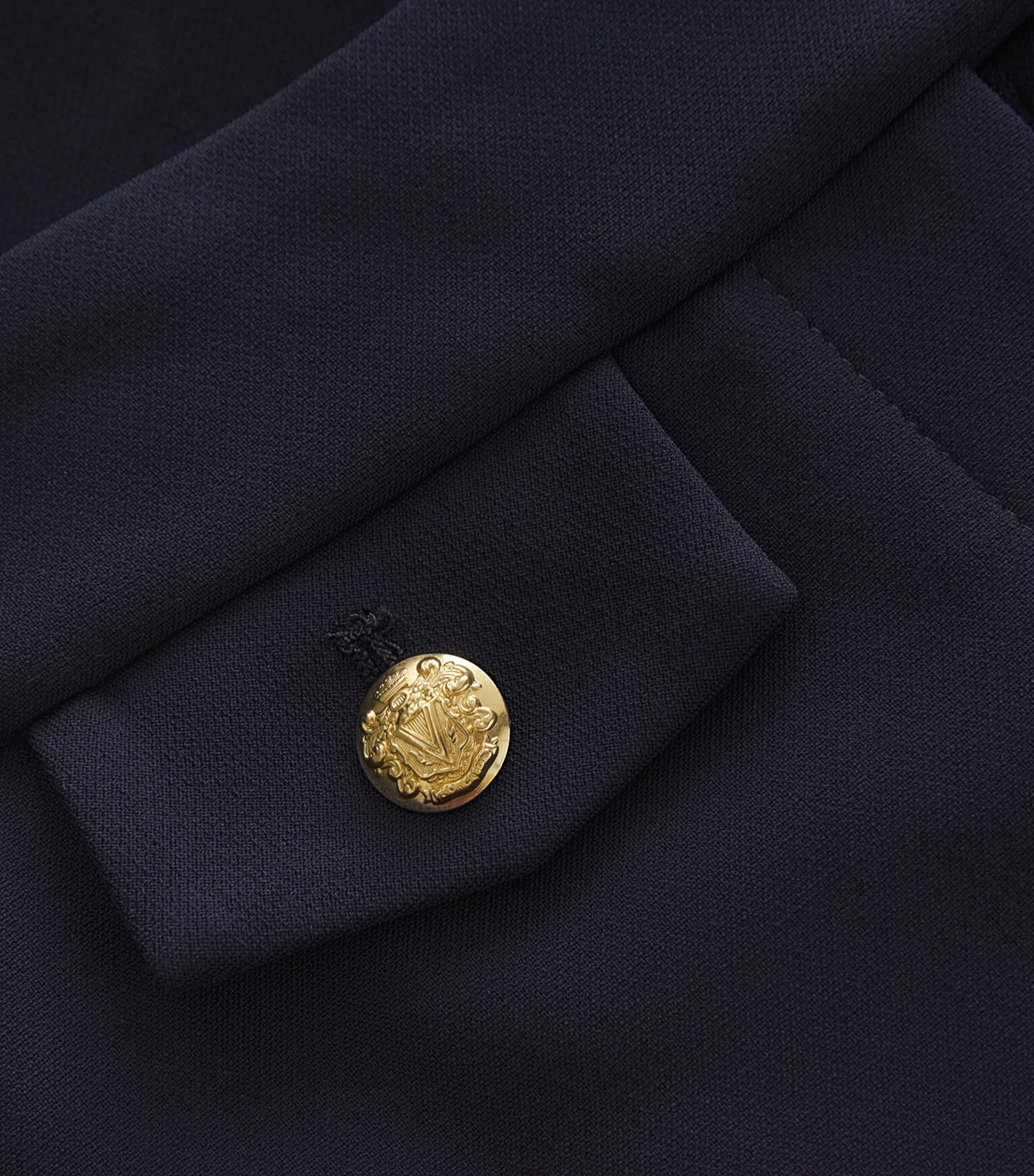 Woven Cropped Renzo Trousers NAVY/GOLD Image 5