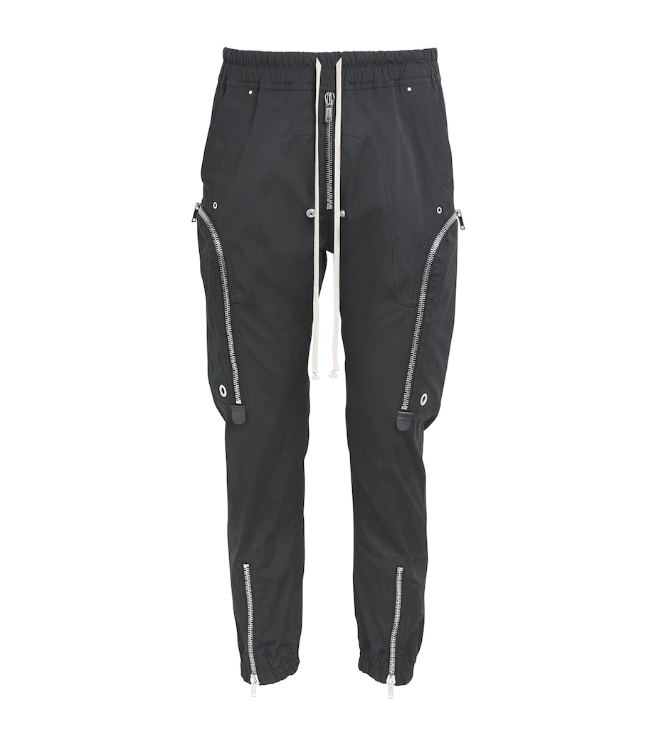 Twill Bauhaus Cargo Trousers BLACK Image 1