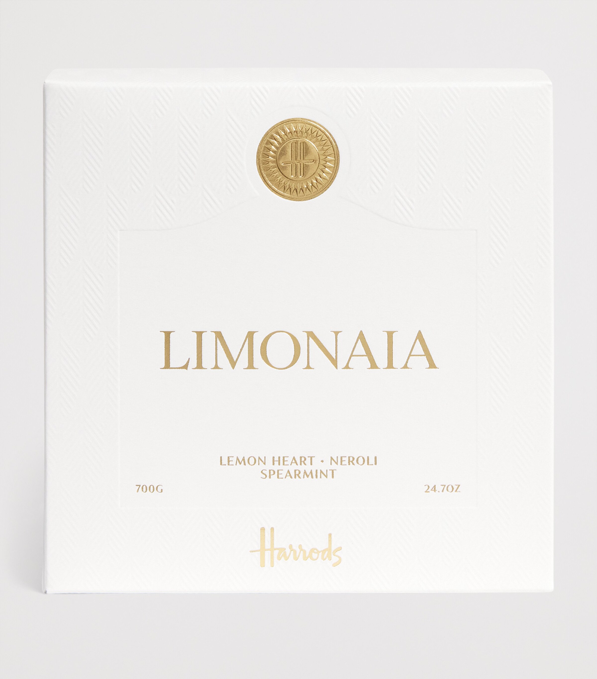 Harrods Limonaia Scented Candle (700g) Ivory Image 3