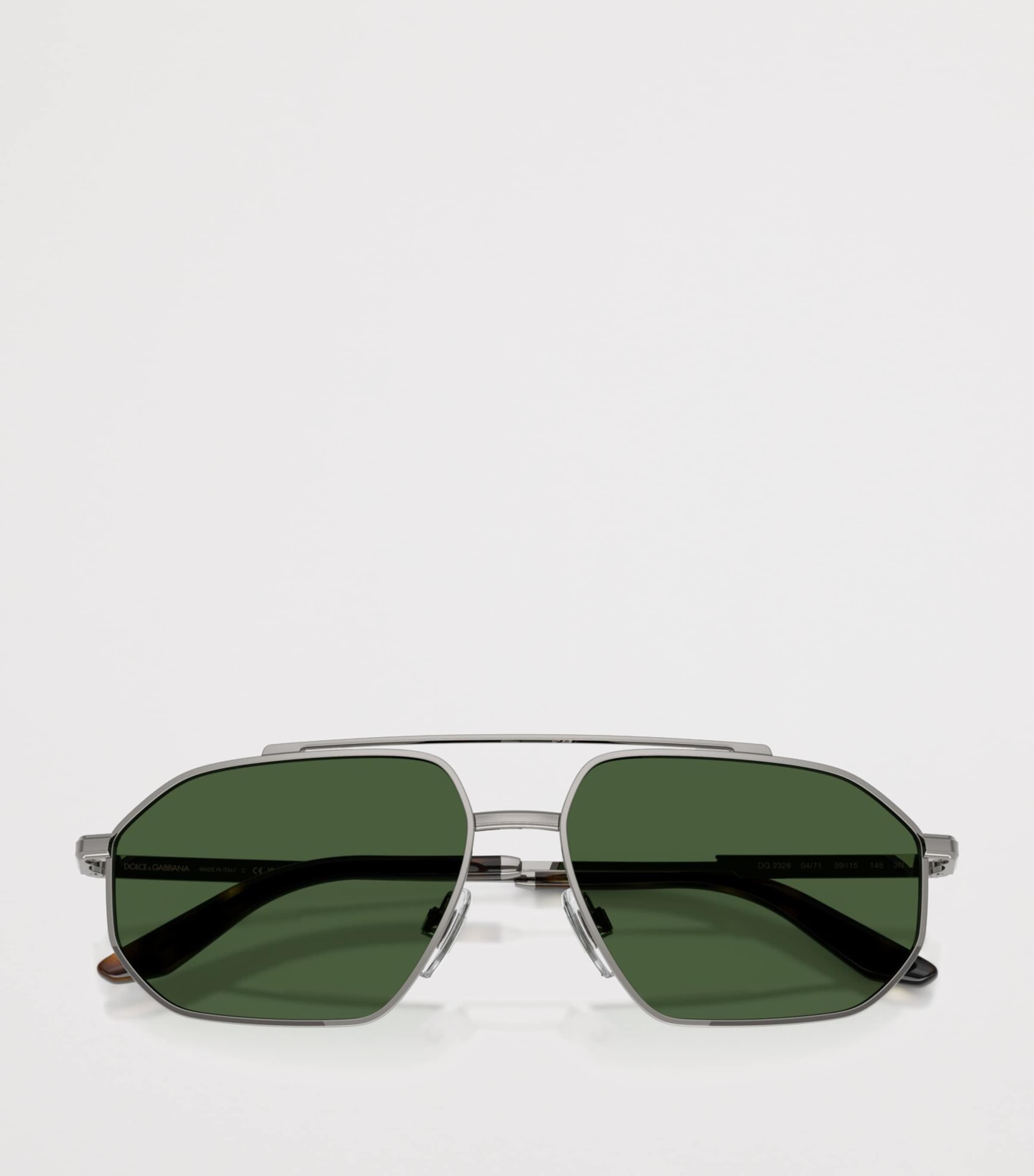 Dolce&Gabbana Metal Pilot Sunglasses Grey Image 5