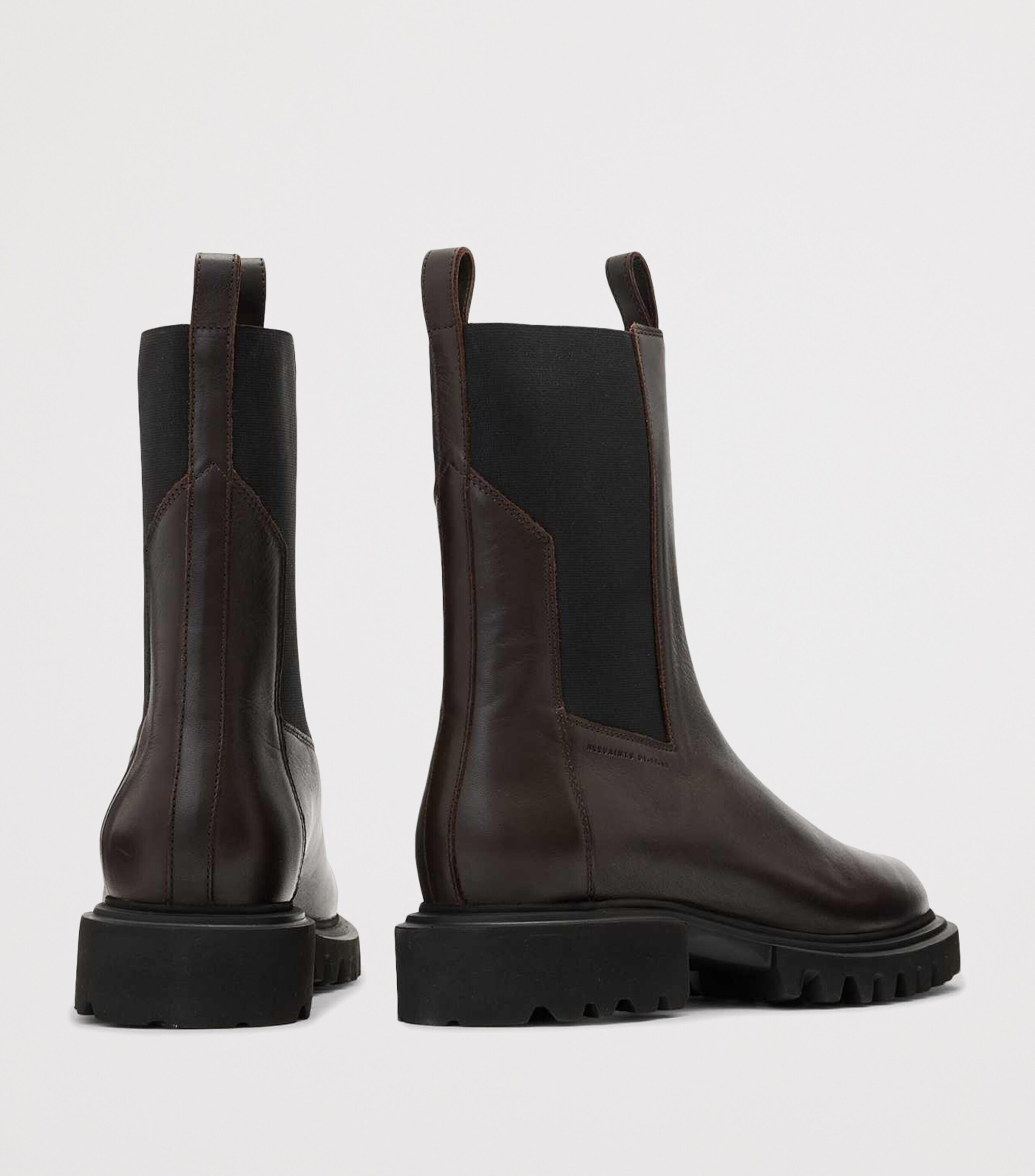 Leather Hallie Chelsea Boots BROWN Image 3