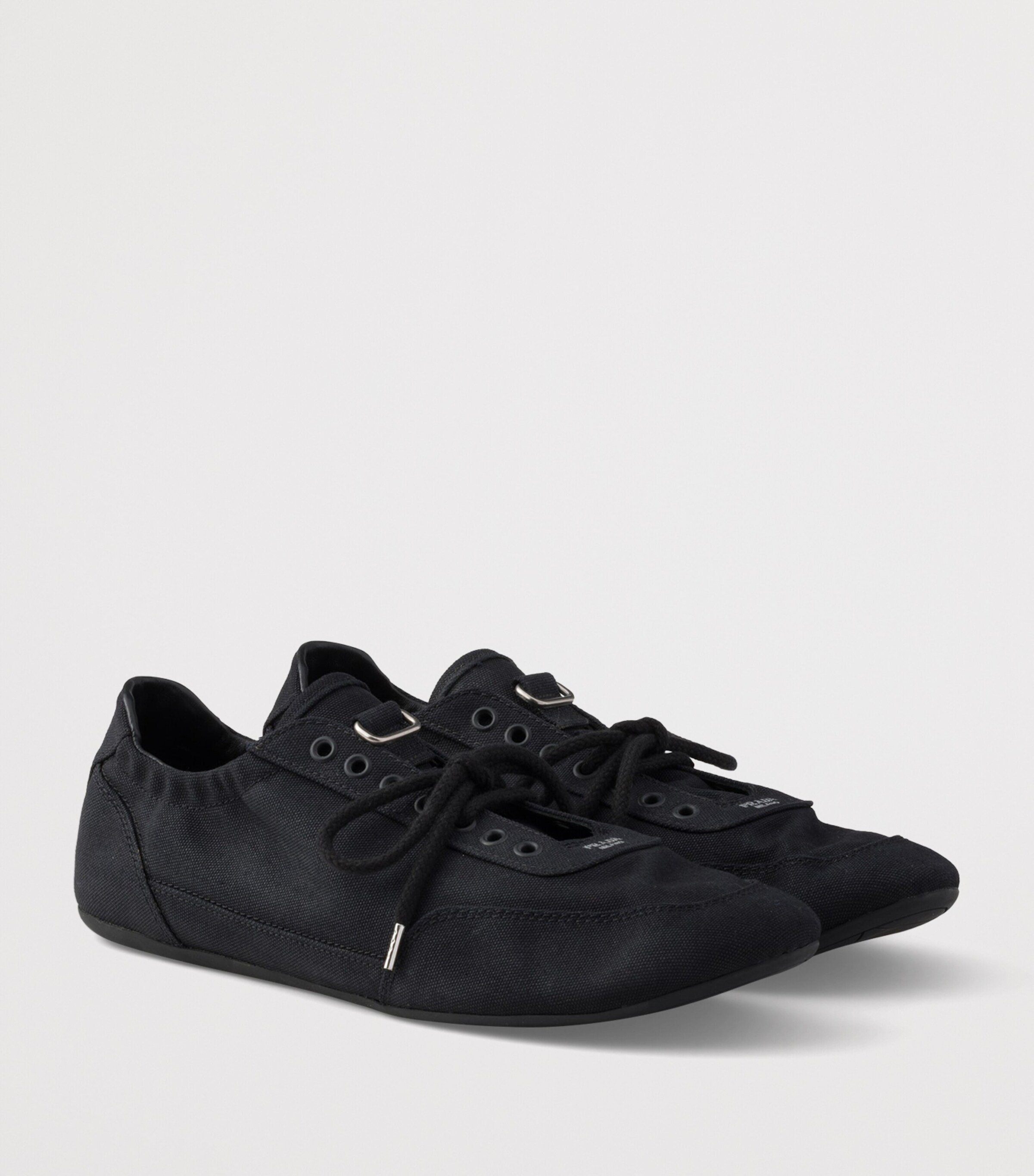 Prada Canvas Collapse Sneakers Image 2