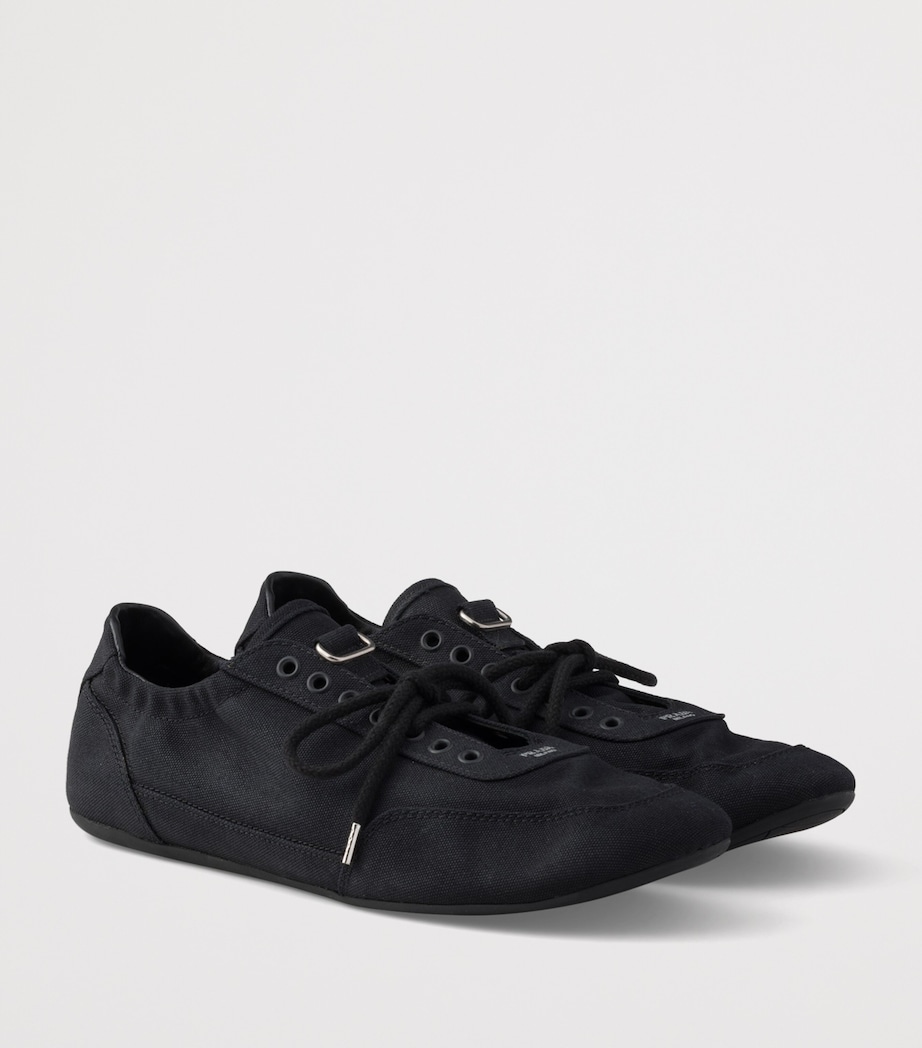 Prada Canvas Collapse Sneakers Image 2