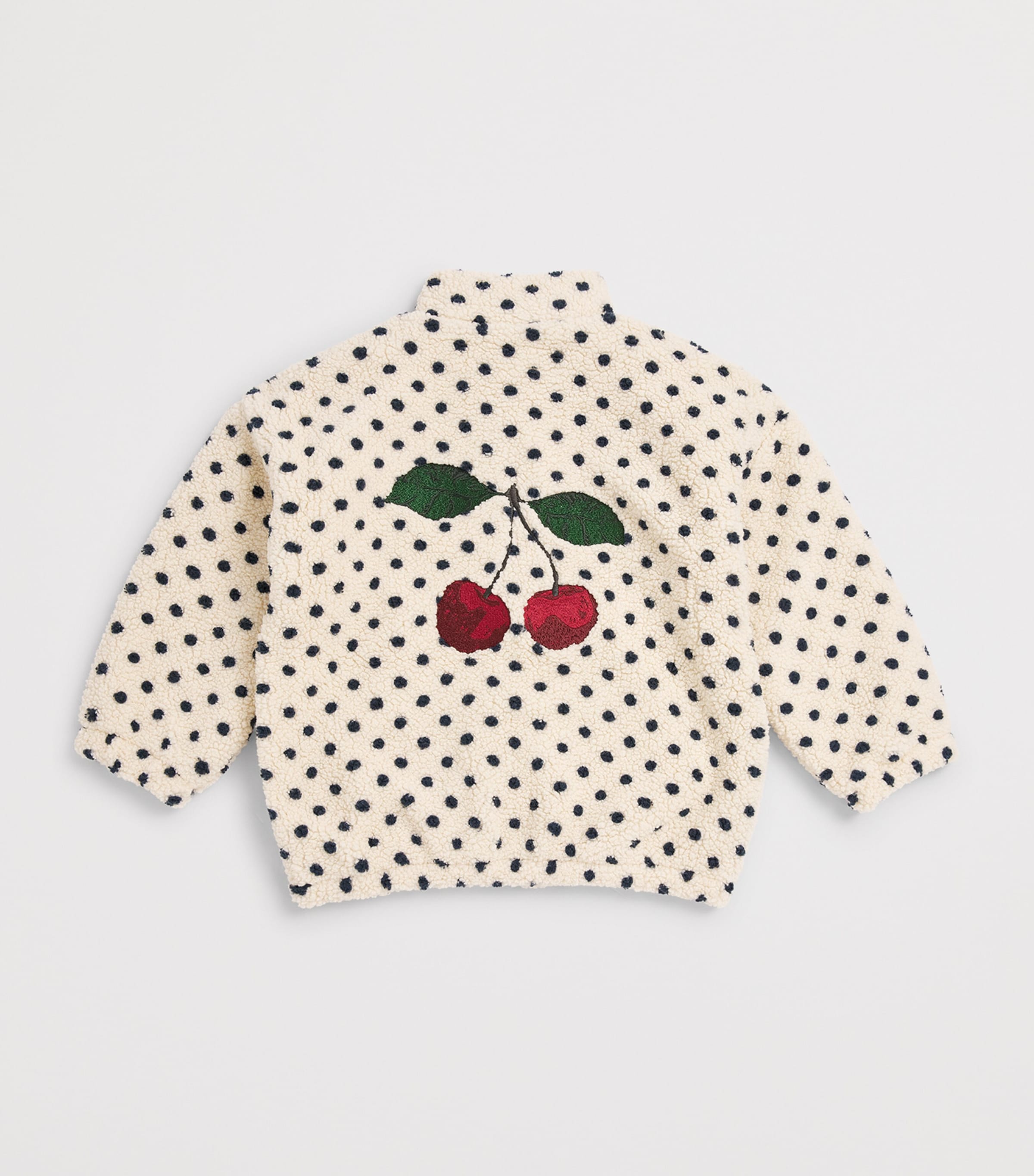 KONGES SLOJD Fleece Jody Jacket (9 Months-10 Years) Dot Lumiere Image 2
