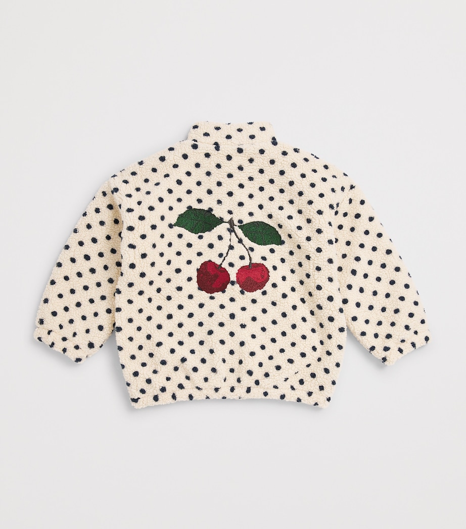 KONGES SLOJD Fleece Jody Jacket (9 Months-10 Years) Dot Lumiere Image 2